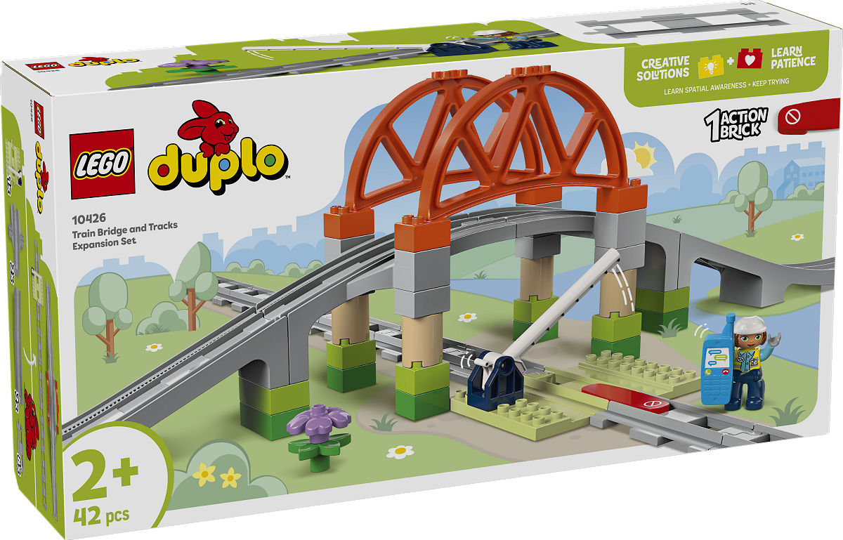 10426 DUPLO TREINBRUG RAILS UITBREIDING - 5702017583815 - 537077