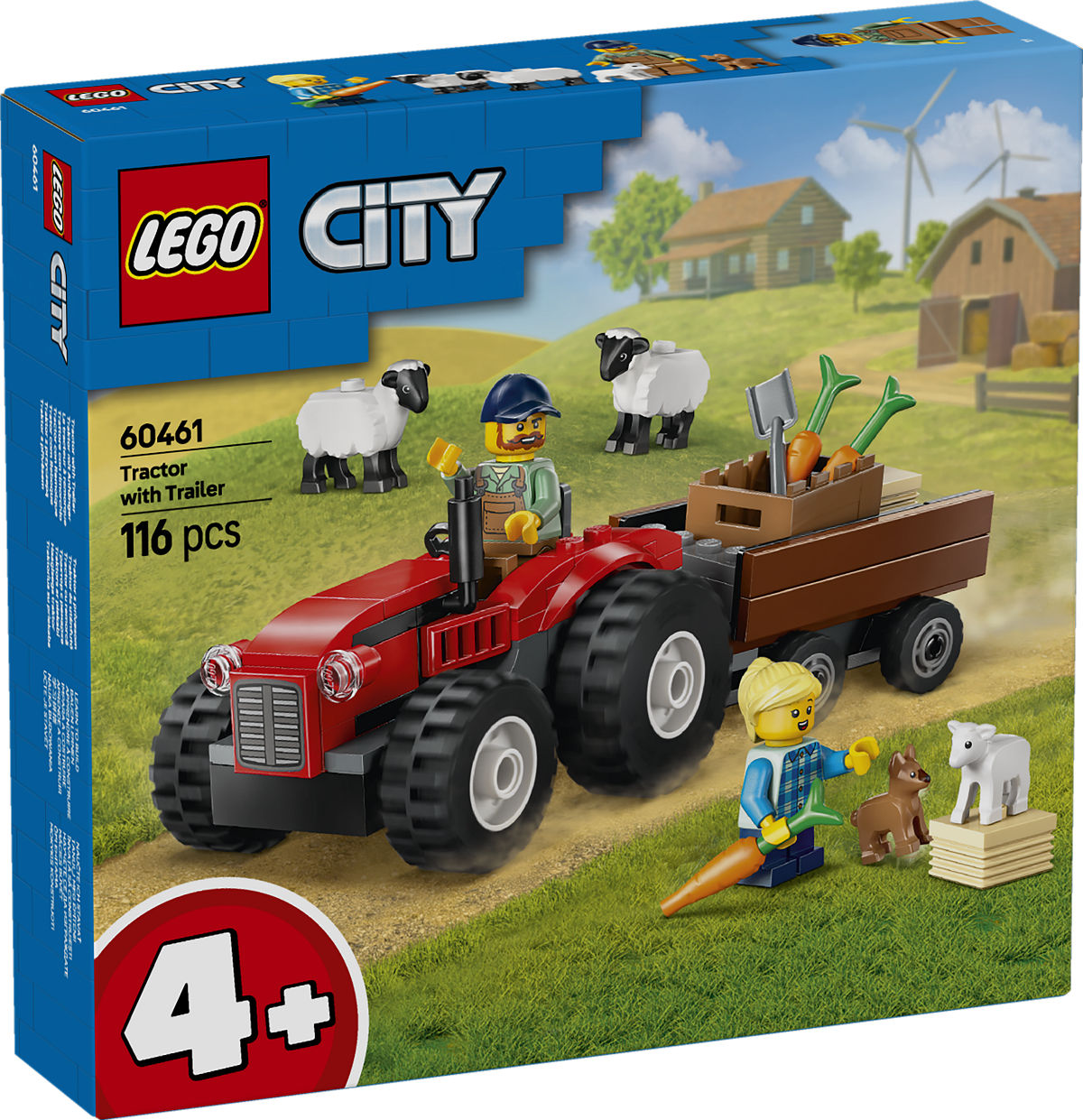 60461 LEGO CITY RODE TRACTOR - 5702017812618 - 537099