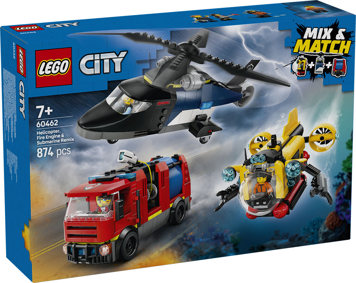 60462 LEGO CITY HELIKOPTER BRANDWEER - 5702017812625 - 537100