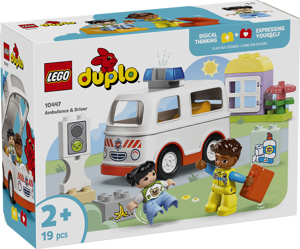 10447 DUPLO AMBULANCE MET CHAUFFEUR - 5702017816005 - 537083