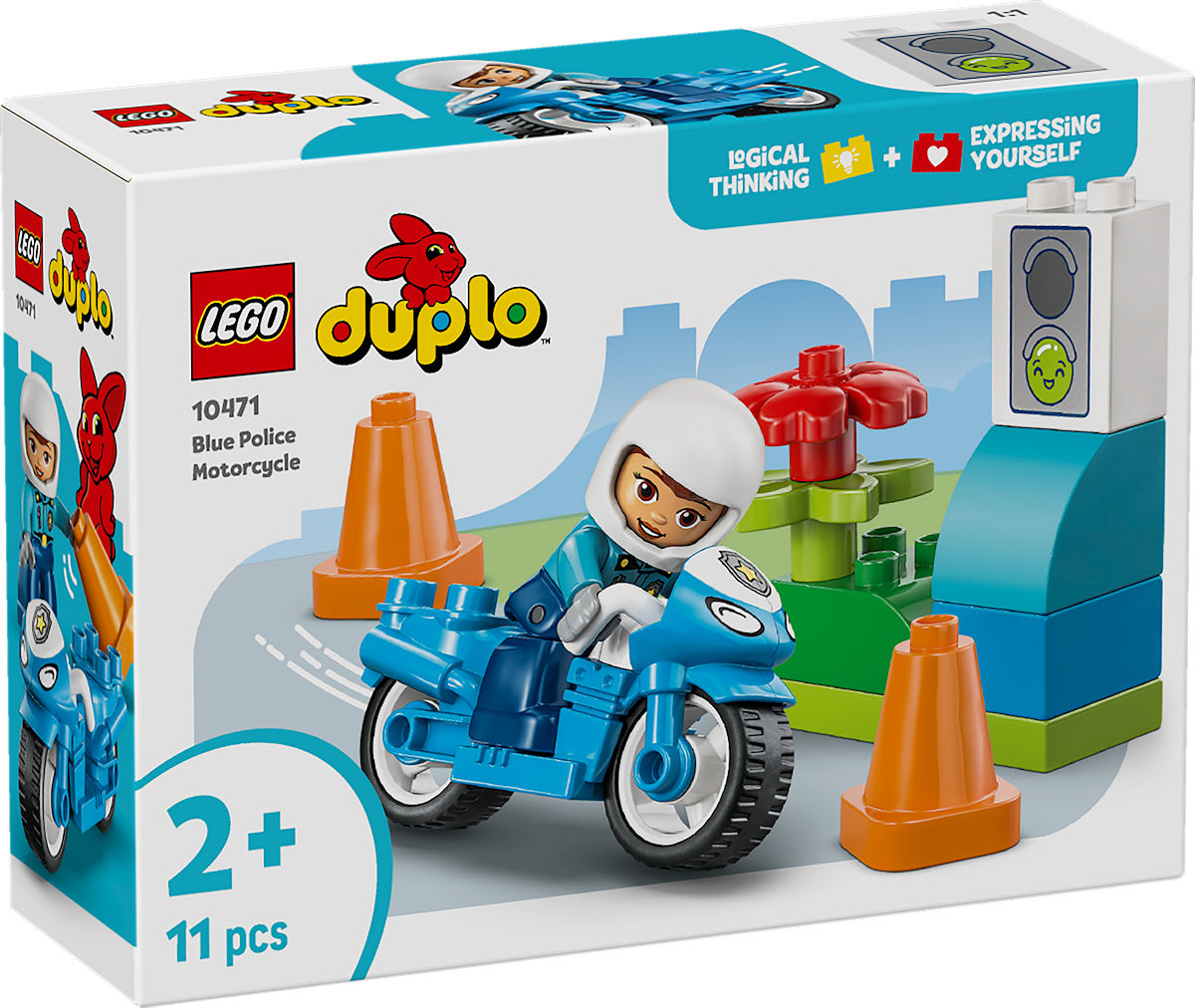 DUPLO BLAUWE POLITIEMOTOR 10471 - 5702018032015 - 0010538950