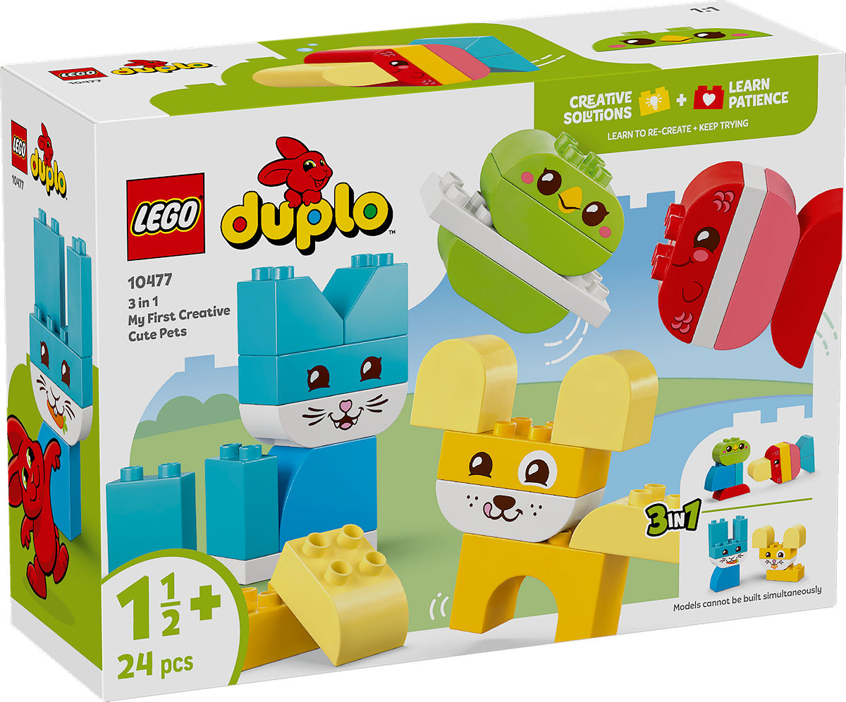 DUPLO 3 IN 1 CREATIEVE HUISDIEREN 10477 - 5702018032039 - 0010538949