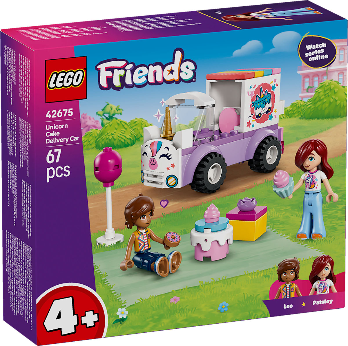 LEGO FRIENDS EENHOORN BEZORGAUTO 42675 - 5702018054864 - 0010538977