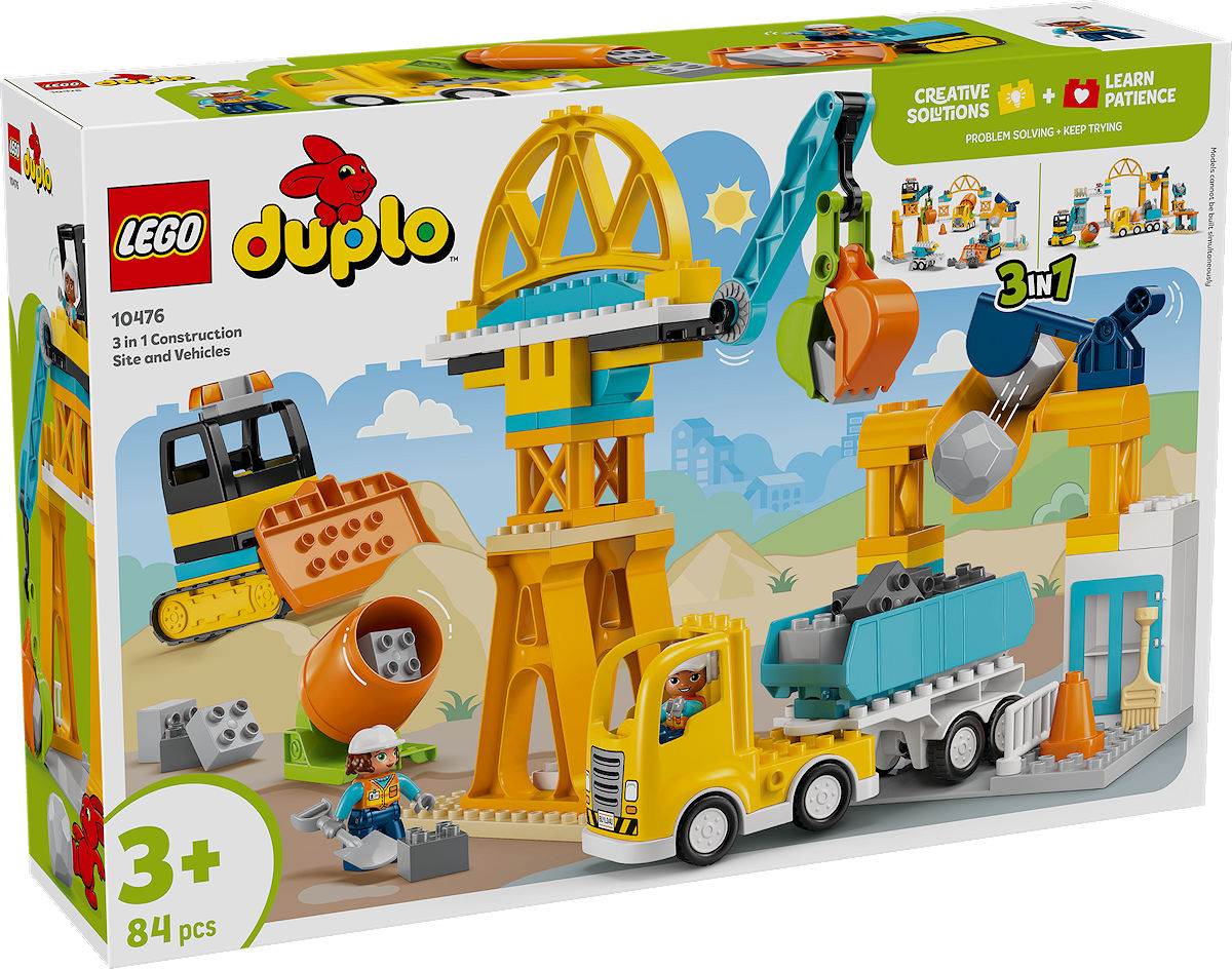 DUPLO 3IN1 BOUWPLAATS 10476 - 5702018056554 - 0010538953