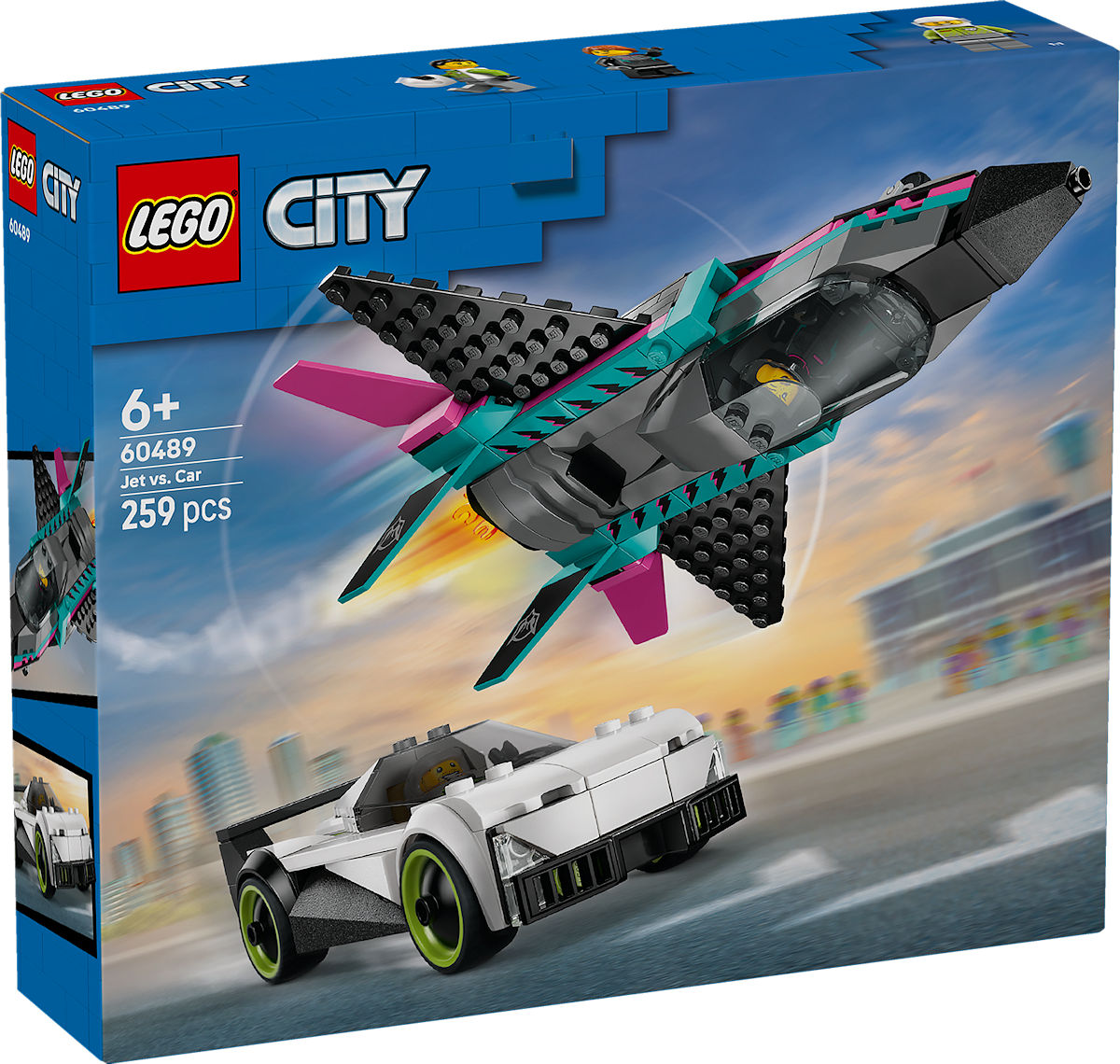 LEGO STRAALVLIEGTUIG VS SPORTAUTO 60489 - 5702018056820 - 0010538970