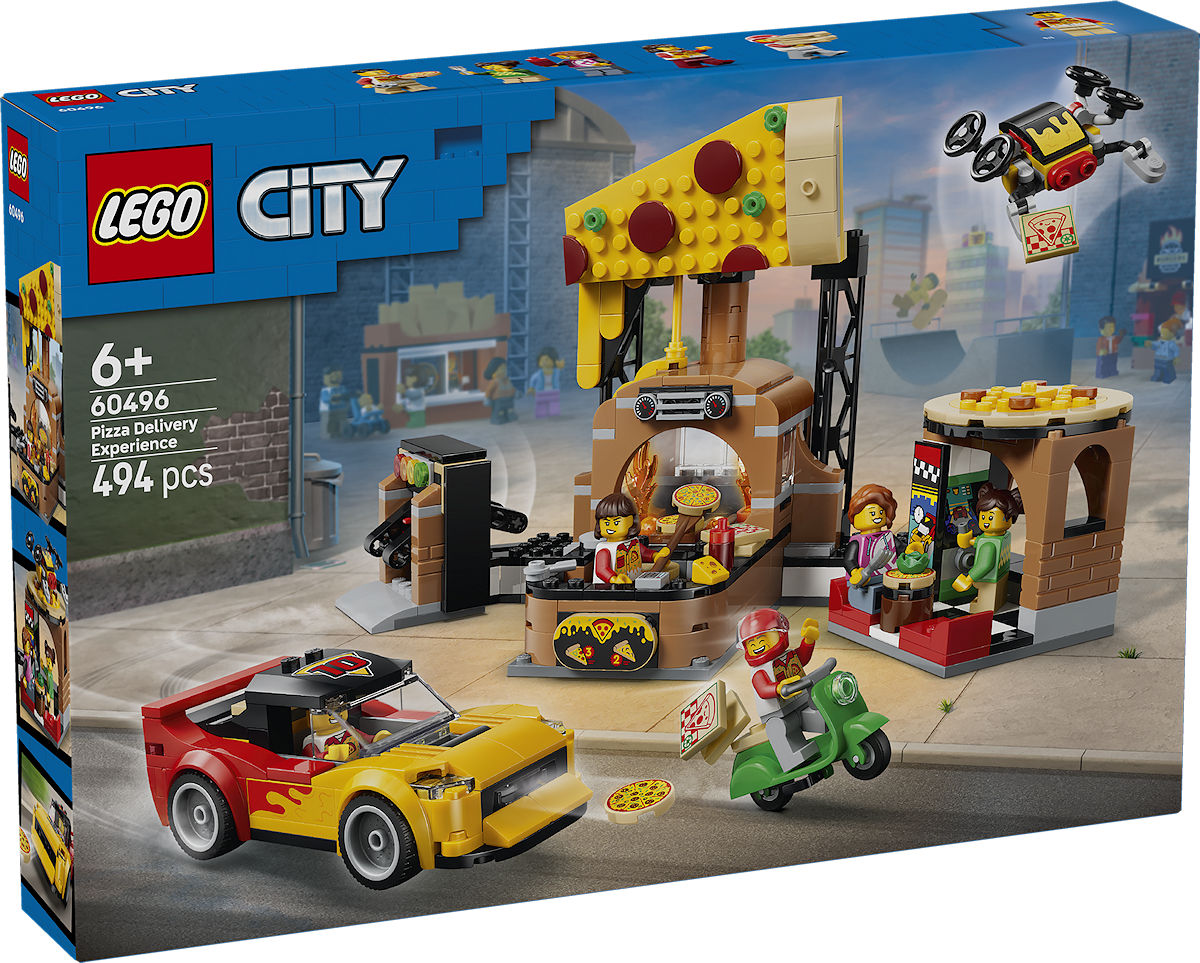 LEGO CITY 60496 PIZZACENTRALE VOERTUIGEN - 5702018056875 - 0010539587