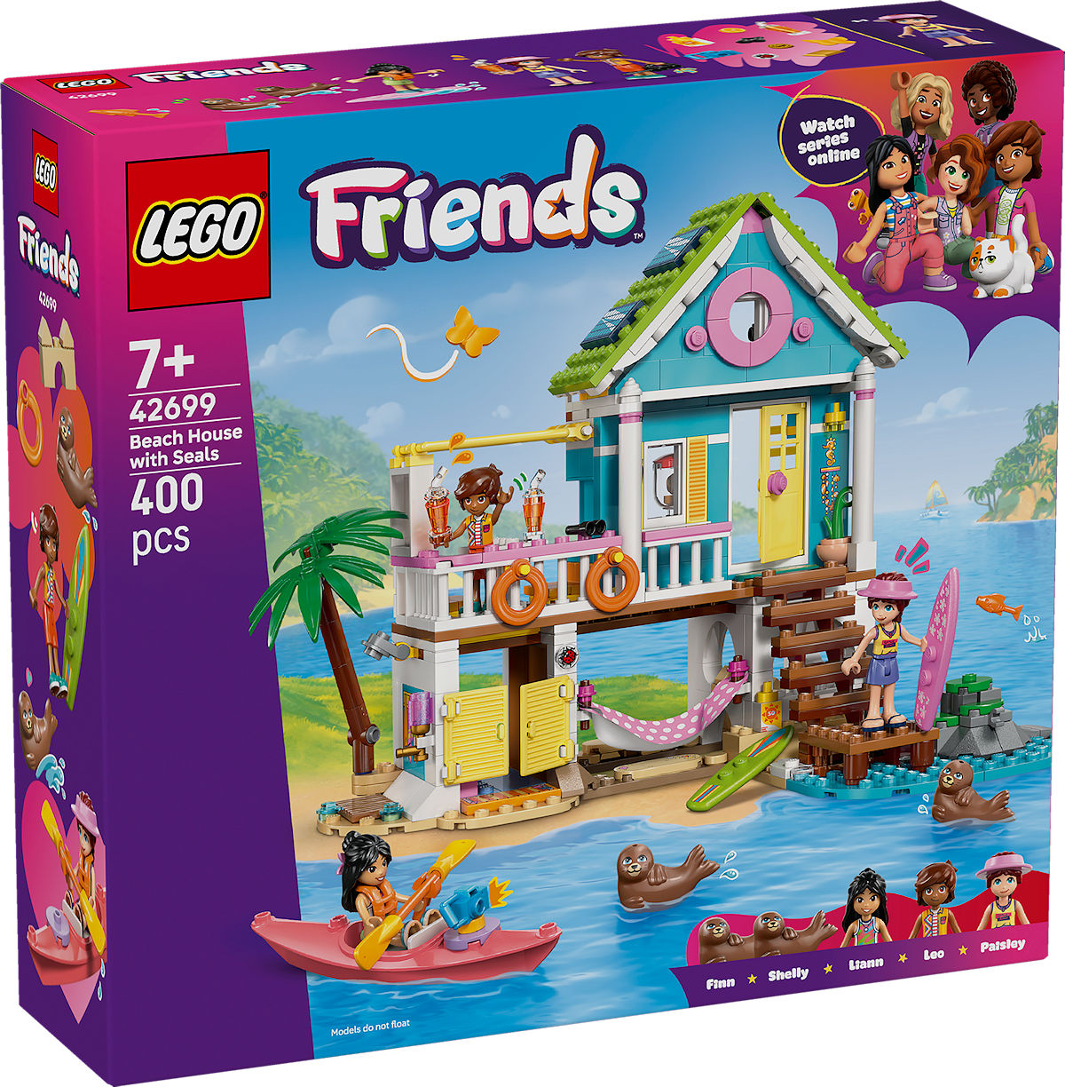 LEGO FRIENDS STRANDHUIS ZEEHONDEN 42699 - 5702018060490 - 0010538988
