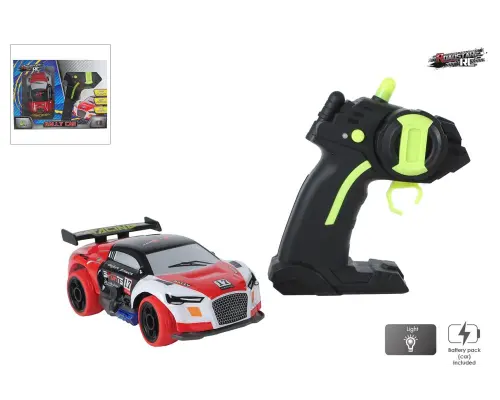 RC ROADSTET RACE AUTO + LICHT 13CM ROOD - 5a 9 - 535416