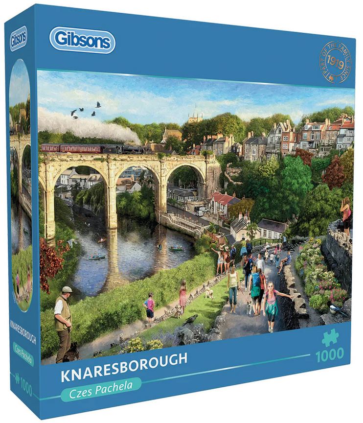 GIBSON KNARES BOROUGH PUZZEL 1000 ST - 6 10 20 30 40 50 60 70 80 90 100 110 120 130 140 147 - 0010538608