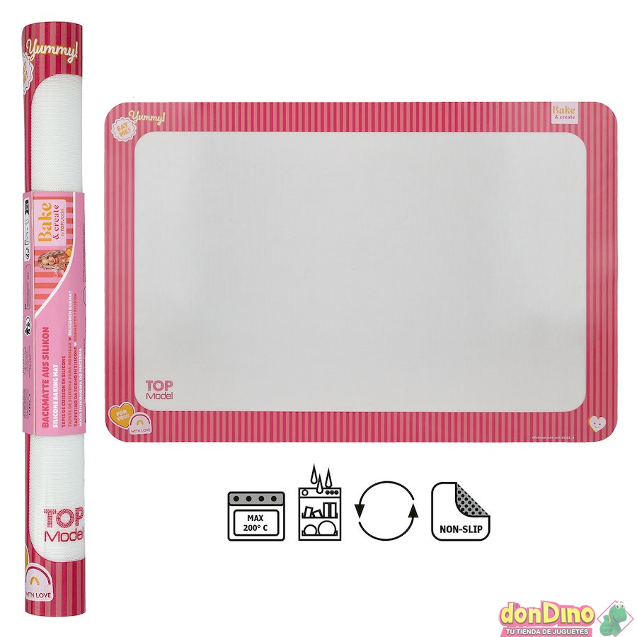 TOPMODEL SILICONEN BAKMAT BAKE AND CREAT - 6 10 20 30 40 50 60 70 80 90 100 110 120 130 140 150 160 170 180 190 200 210 220 225 - 0010539661