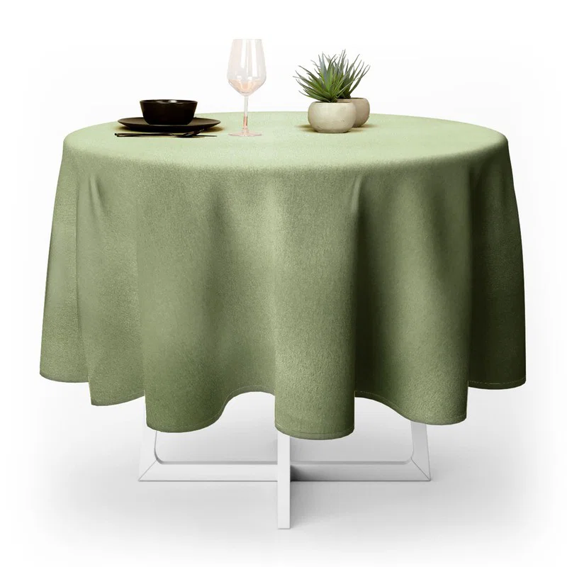 TAFELKLEED LEVI 170CM ROND TEA GREEN - 6 10 20 30 40 50 60 70 80 90 100 110 120 130 140 150 160 170 180 190 200 210 220 230 240 250 255 - 0010555504