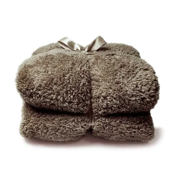 PLAID TEDDY 150X200CM TAUPE - 6 10 20 30 40 50 60 70 80 90 100 110 120 130 140 150 160 170 180 190 200 210 220 230 240 250 260 - 0010555512