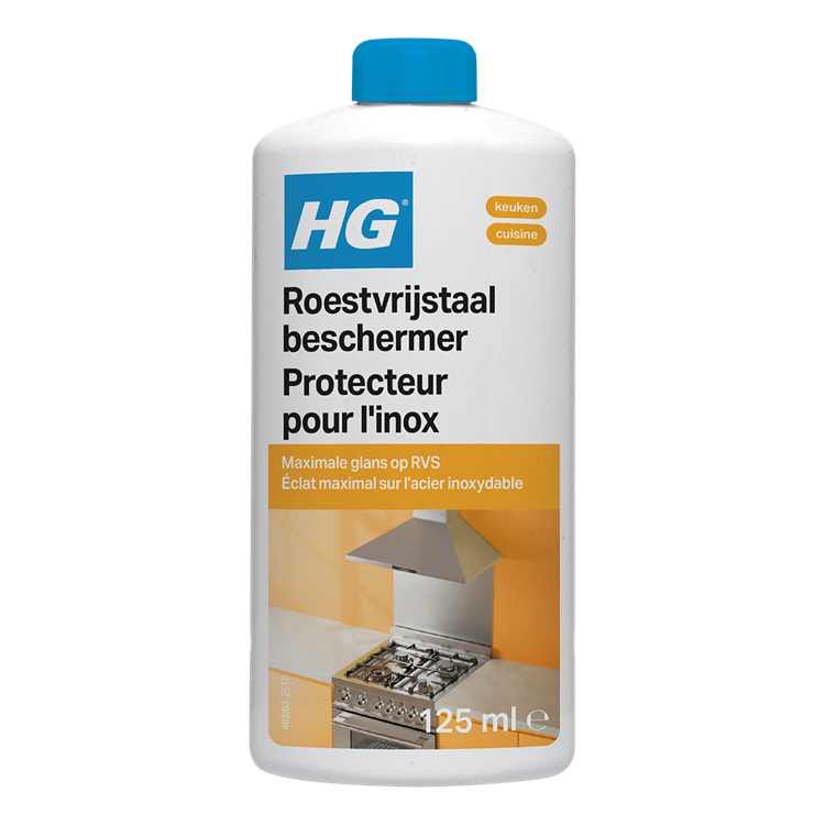 HG ROESTVRIJSTAAL BESCHERMER 125ML - 6 10 20 30 40 50 60 70 80 90 100 110 120 130 140 150 160 170 180 190 200 210 220 - 0010554904