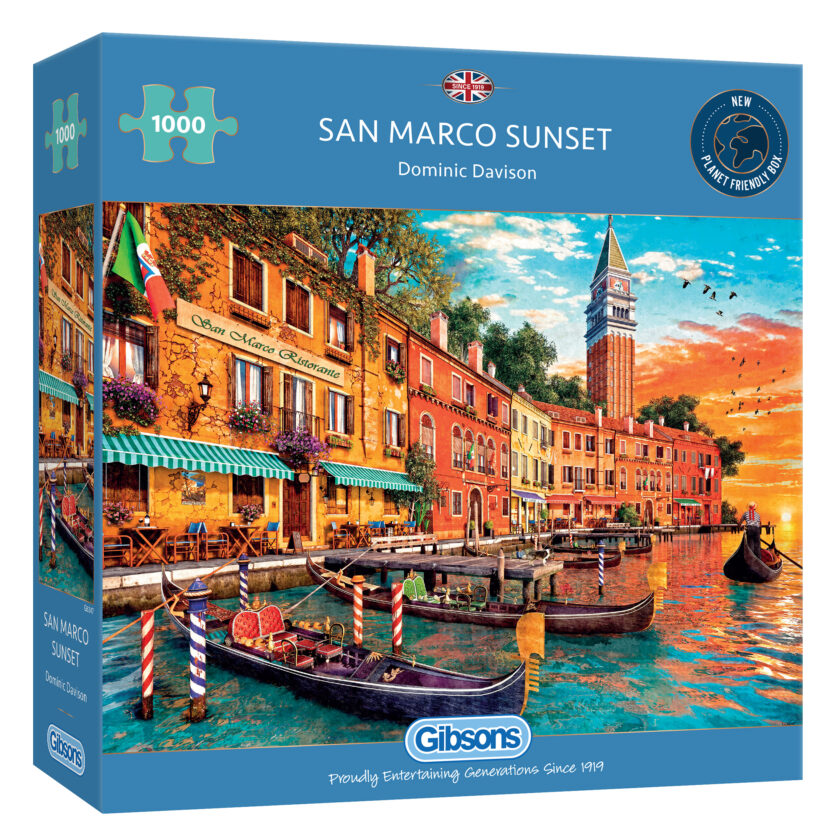GIBSON MARCO SUNSET PUZZEL 1000 ST - 6 10 20 30 40 50 60 70 80 90 100 110 120 130 140 150 - 0010538605