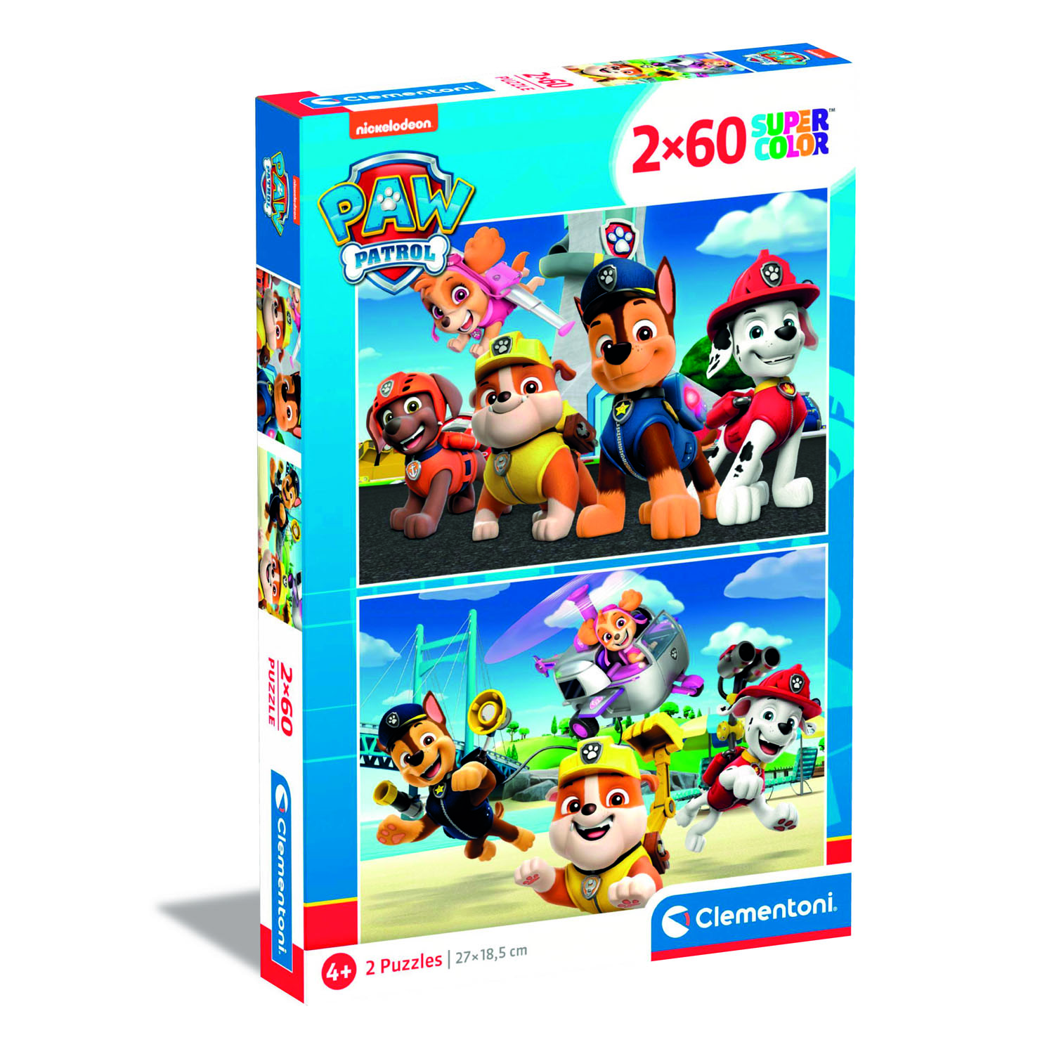 PUZZEL PAW PATROL 2 X 60 STUKJES - 603 1623 - 528726