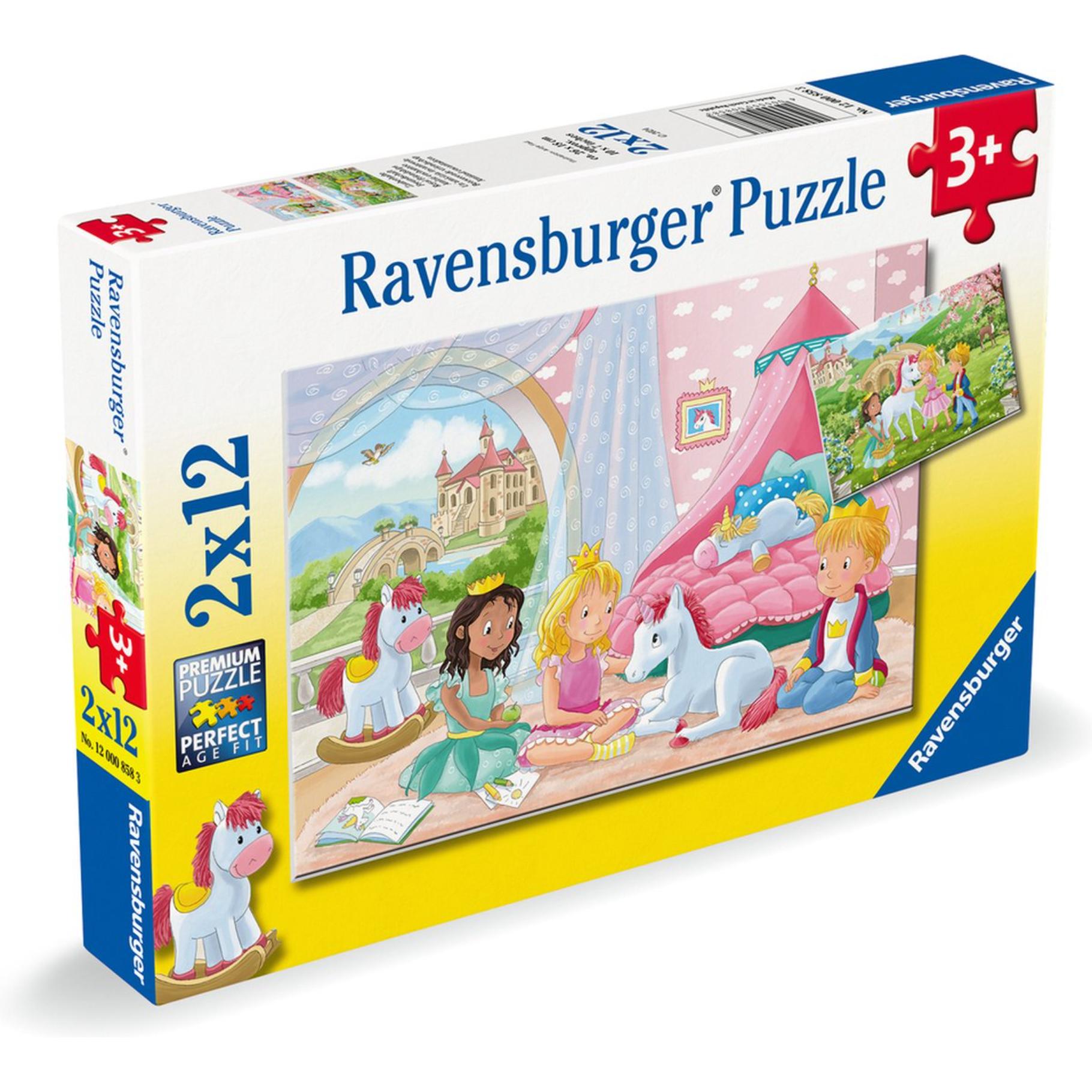 PUZZEL PRINCE PRINCESS 2 X 12 STUKJES - 603 8583 - 517721