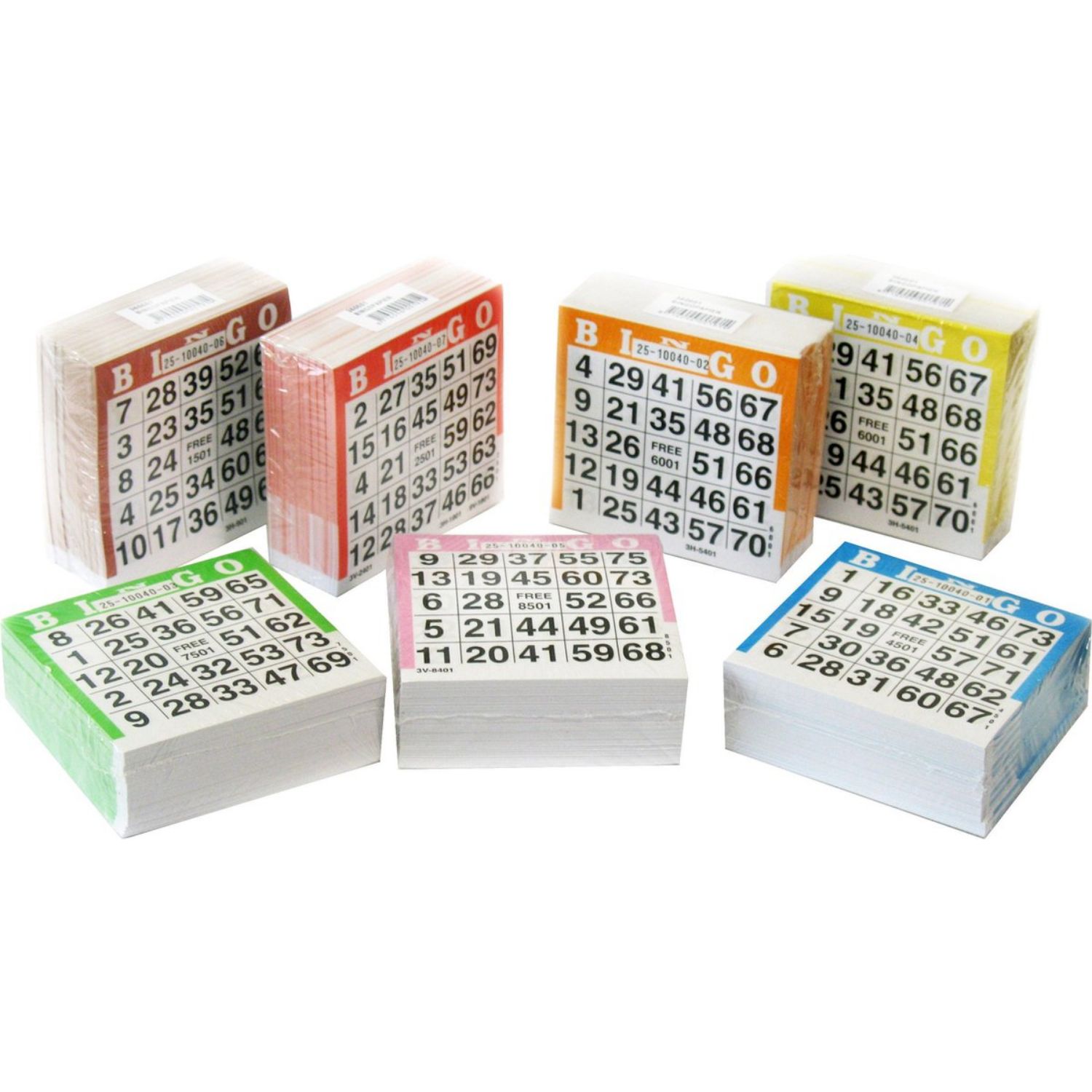 BINGOKAARTEN 500 STUKS - 615 0601 - 044780