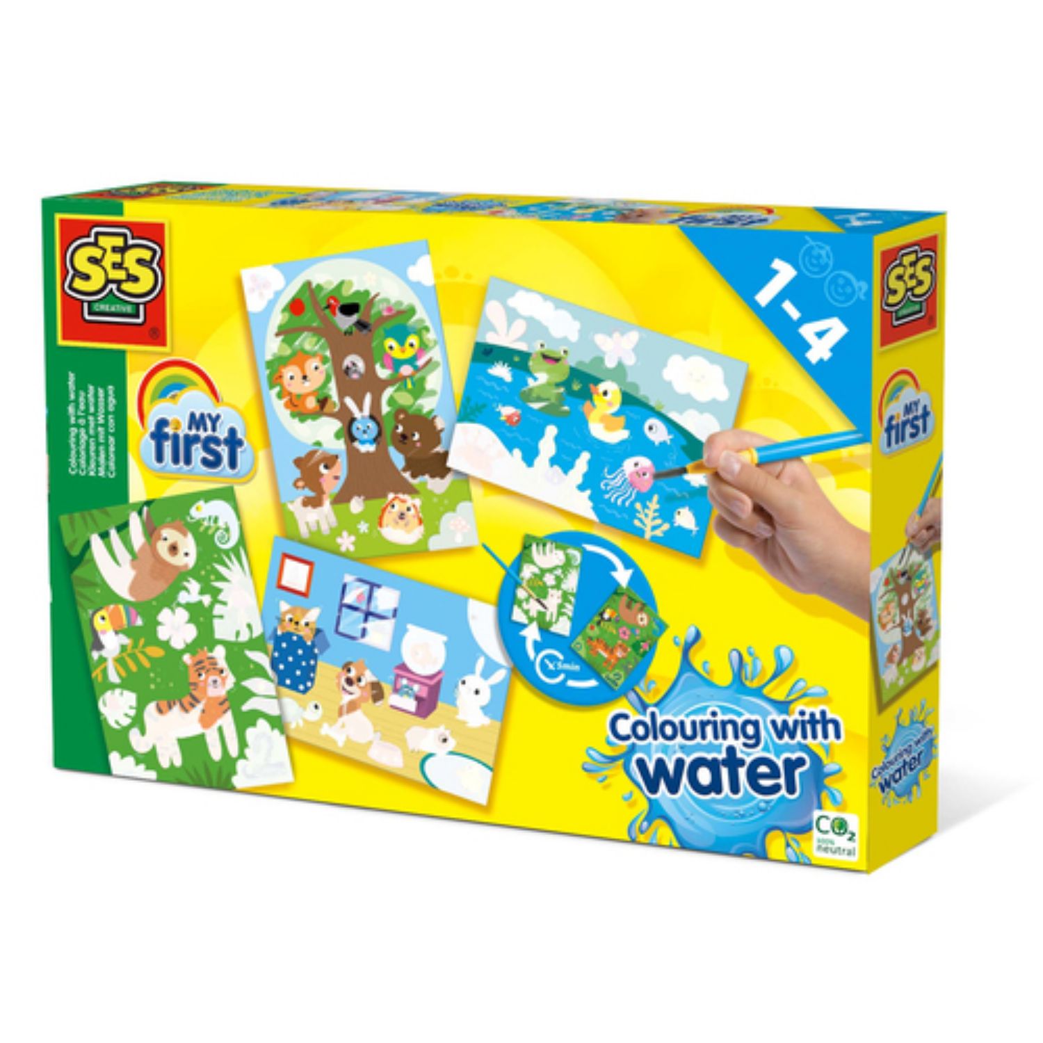 SES KLEUREN MET WATER VERBORGEN DIEREN - 630 4456 - 525626