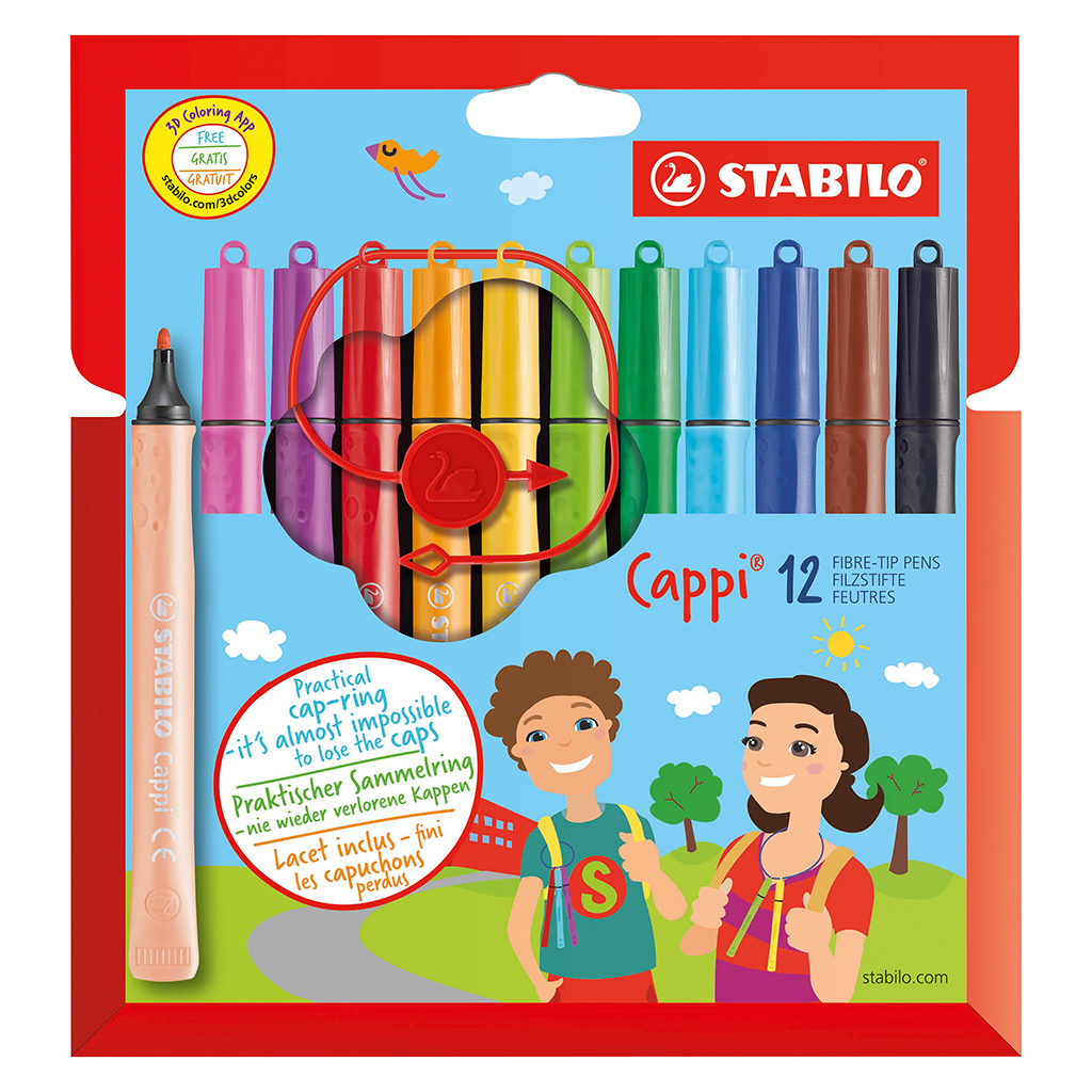 STABILO STIFTEN CAPPI 12 STUKS - 650 1240 - 481817