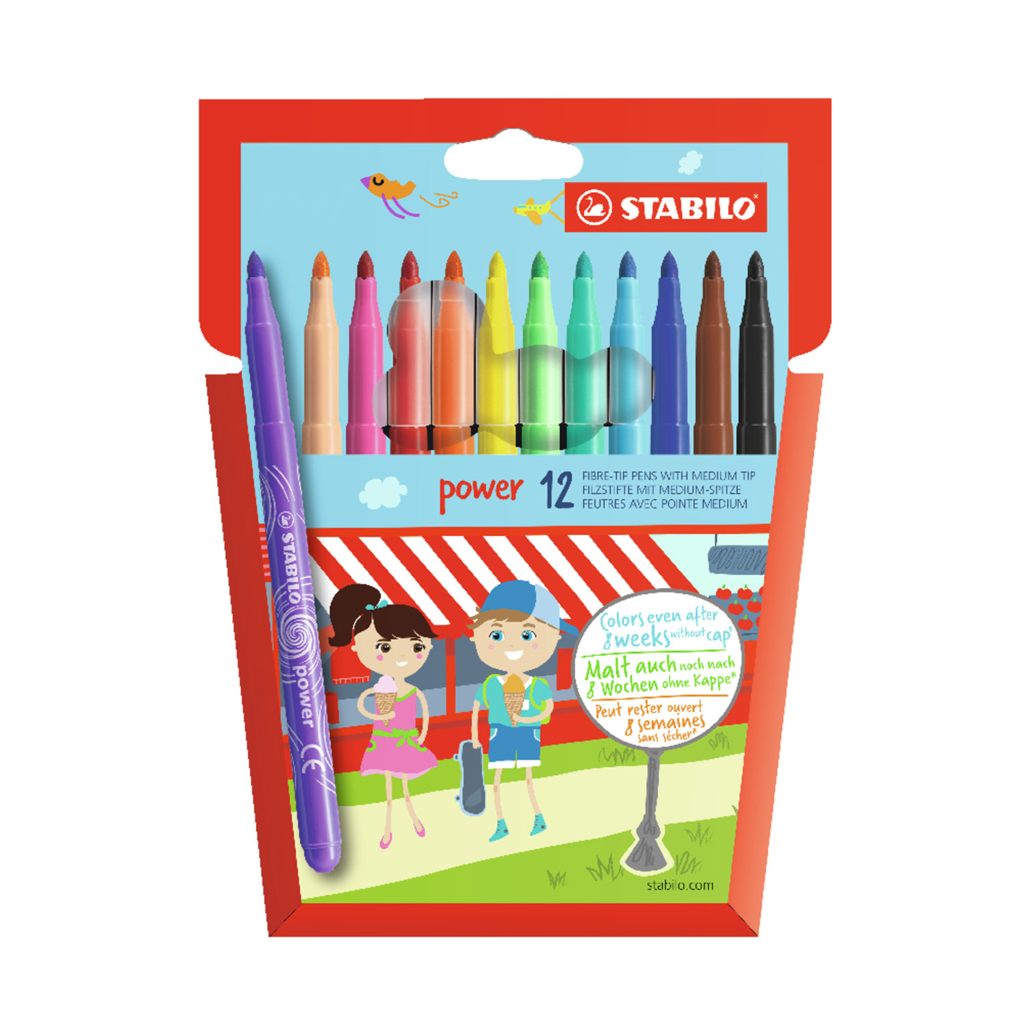STABILO POWER VILTSTIFTEN 12/ - 650 2801 - 241443
