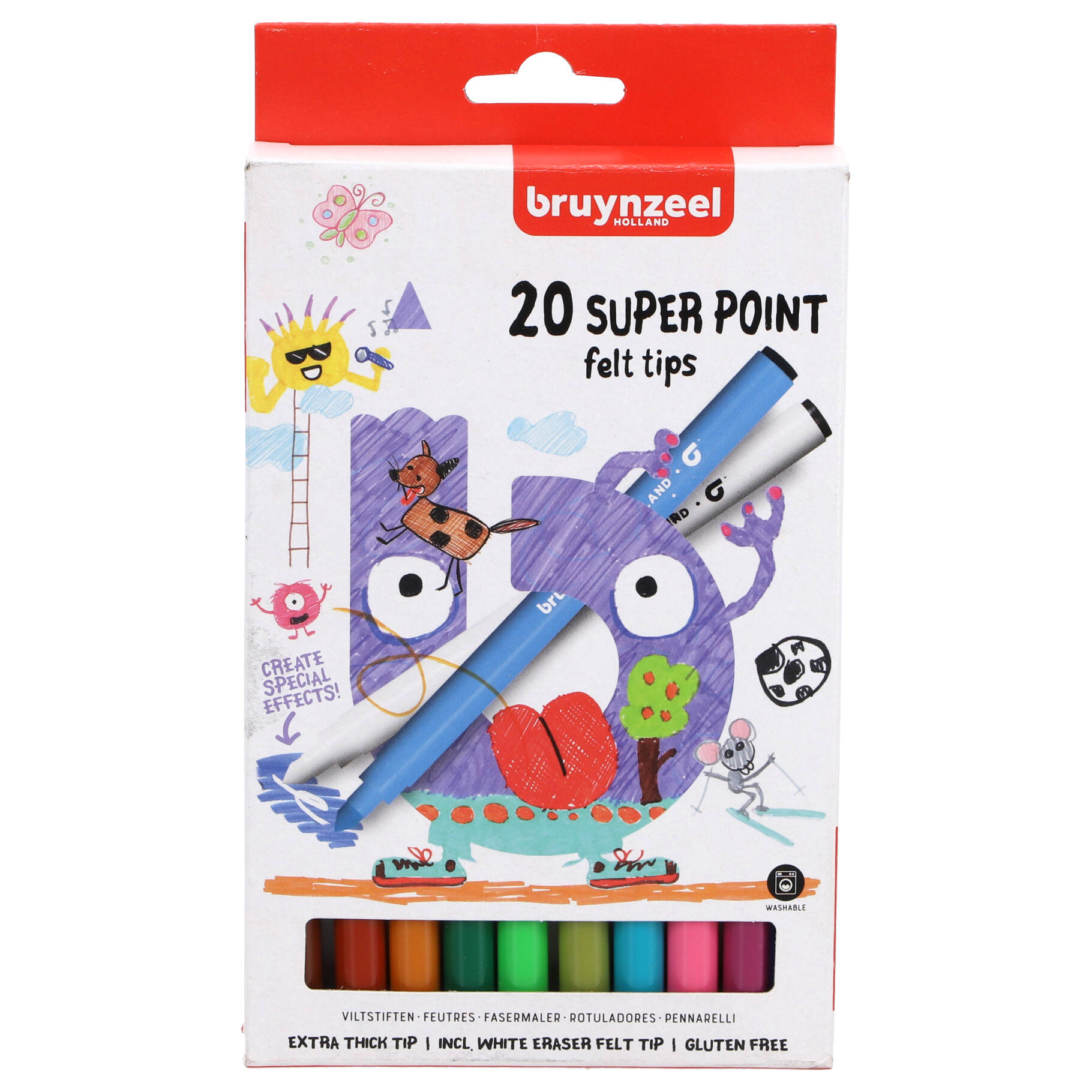 BRUYNZEEL 20 SUPER POINT VILTSTIFTEN - 651 4120 - 505756