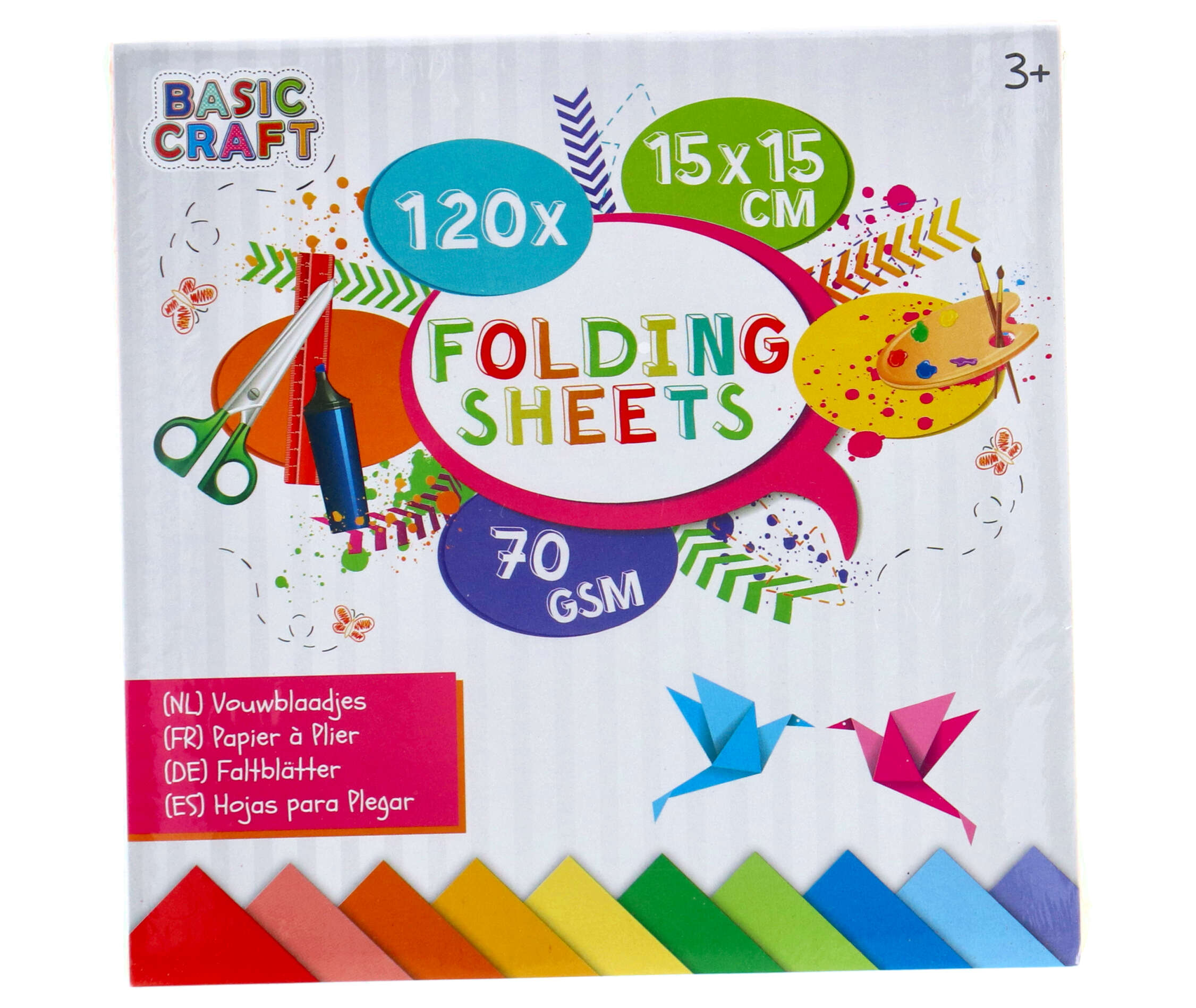 VOUWBLAADJES 15X15CM 200 VEL  DUTCH CRAF - 657 1597 - 527035