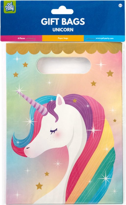 UITDEELZAKJES EENHOORN 6ST - 7 10 20 21 - 533667