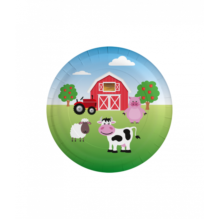 BORDEN BOERDERIJ 8 STUKS - 7 10 20 22 - 531651