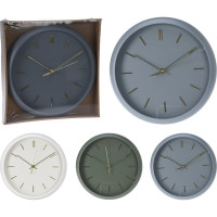 WANDKLOK 30 CM DIV KLEUREN - 7 10 20 30 - 524430