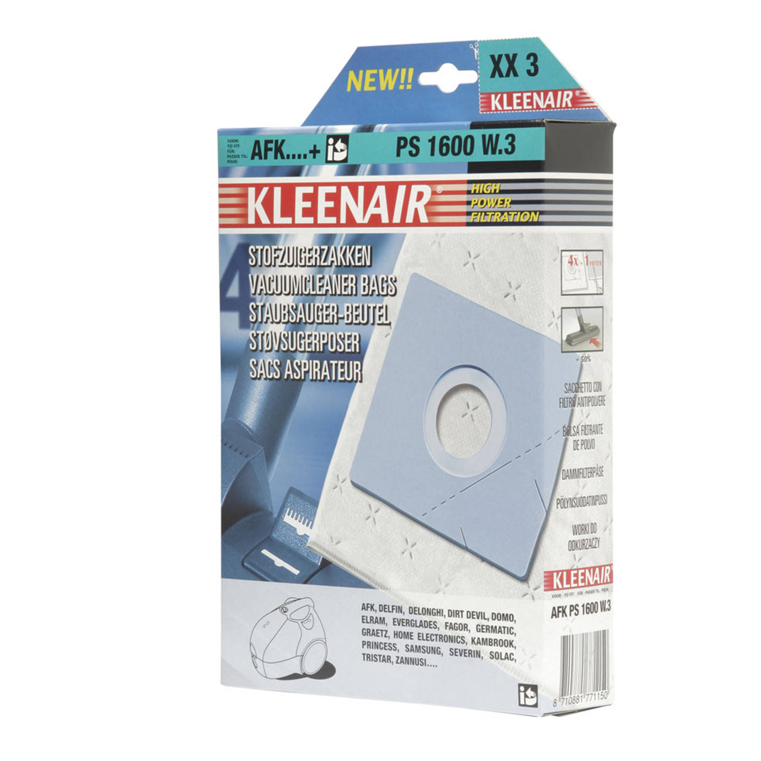 KLEENAIR STOFZUIGERZAK XX3 GERMATIC - 7 - 024469