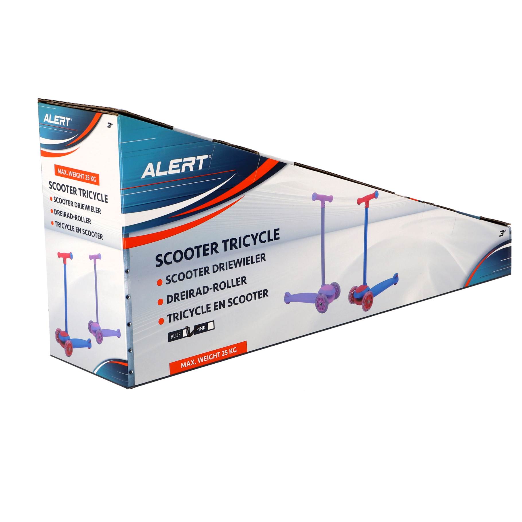 ALERT STEP DRIEWIELER BLAUW-ROOD - 701 0304 - 521677