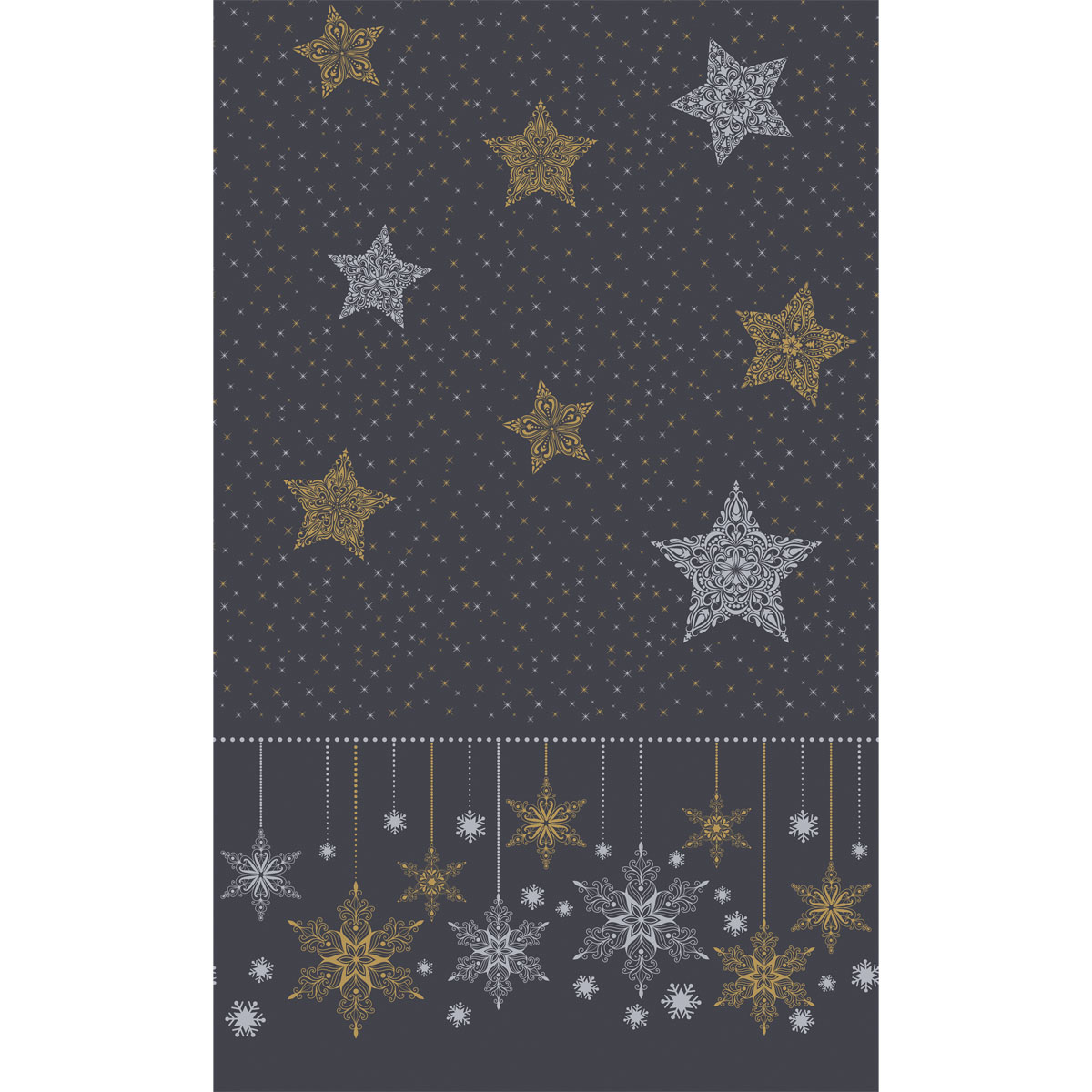 DUNI TAFELLAKEN SNOW BLACK 138X220 CM - 7321012071738 - 513825
