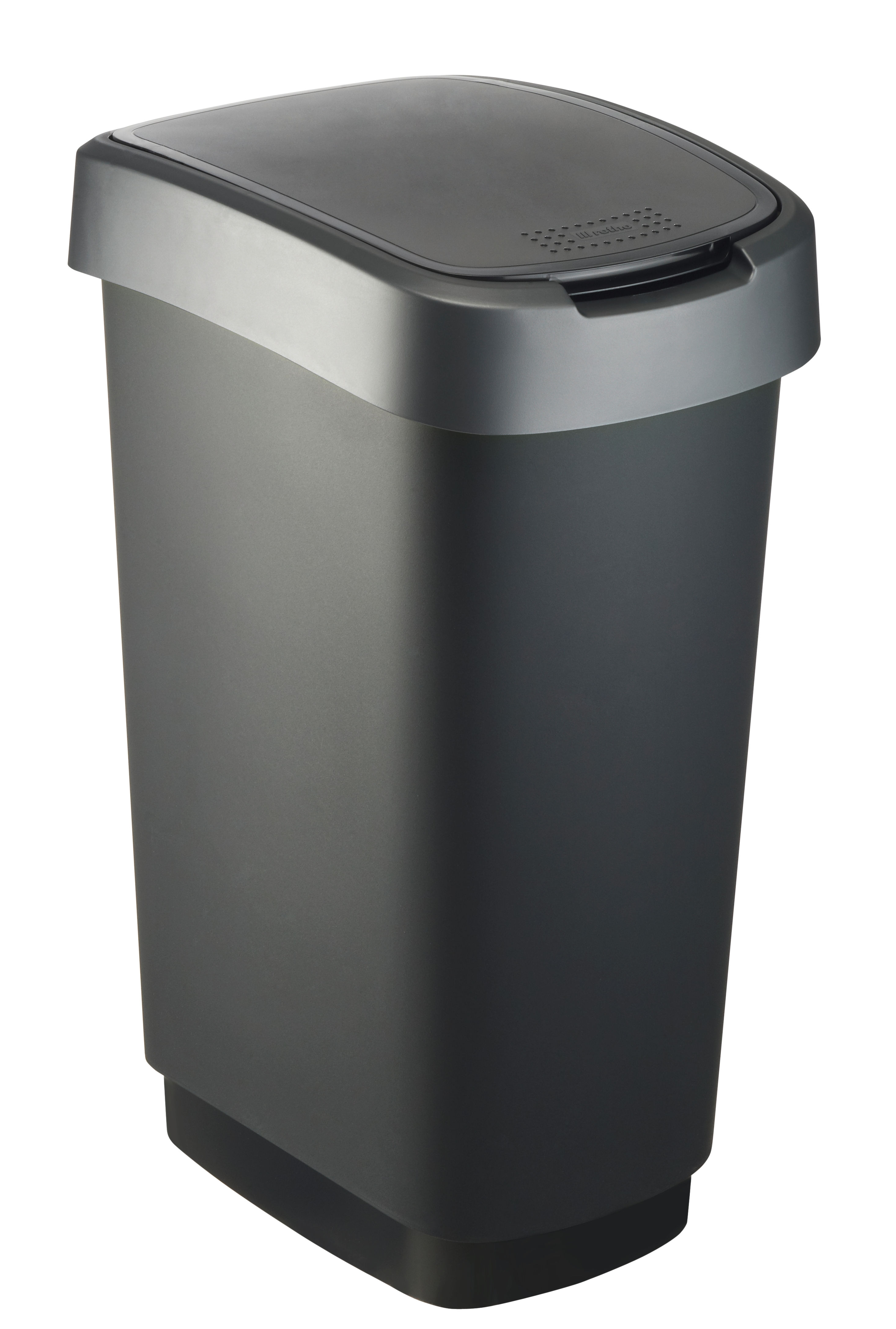 ROTHO AFVALBAK 50 LTR ZWART TWIST - 7610859135421 - 326449