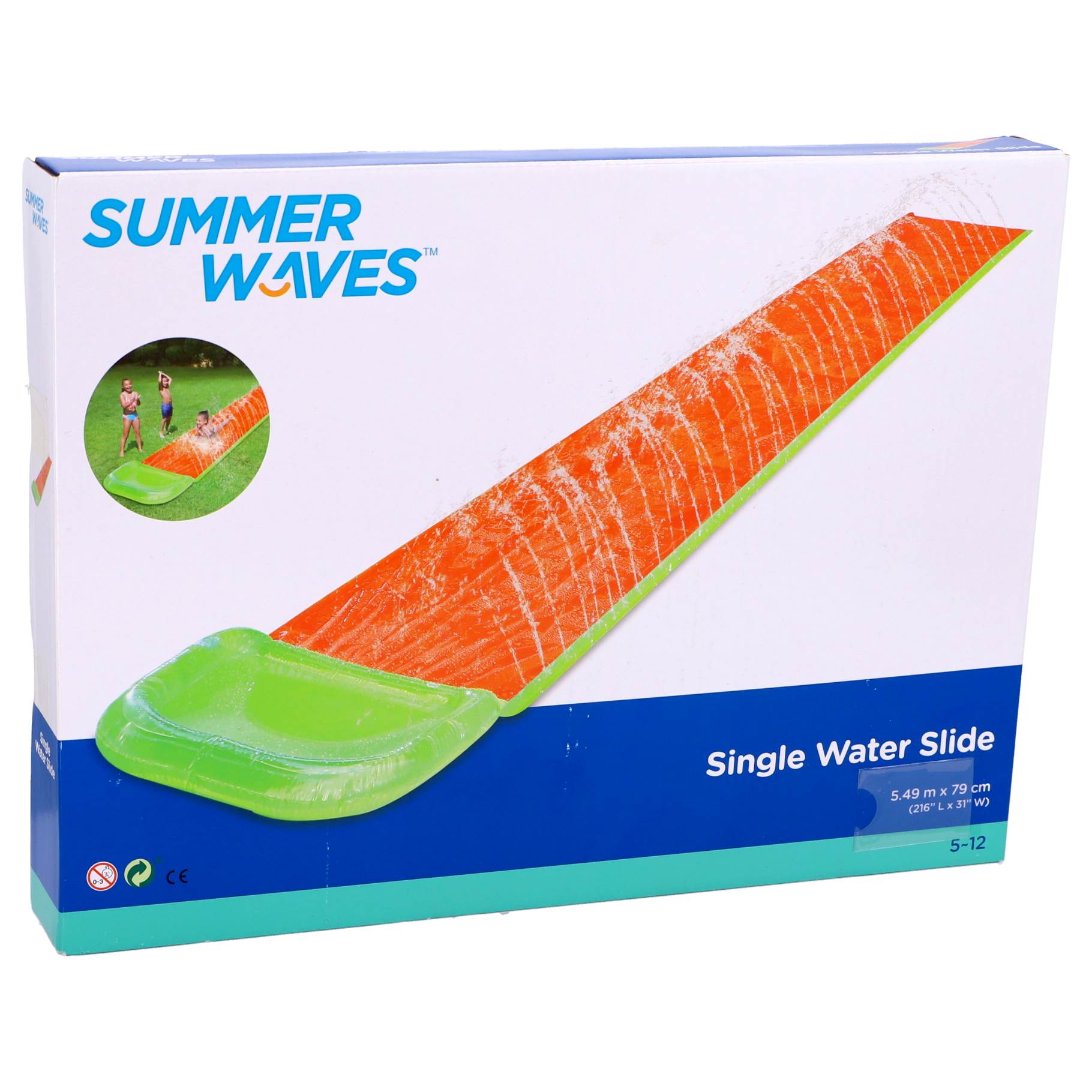 WATERGLIJBAAN 549CM 1 PERSOONS - 778 5689 - 513014