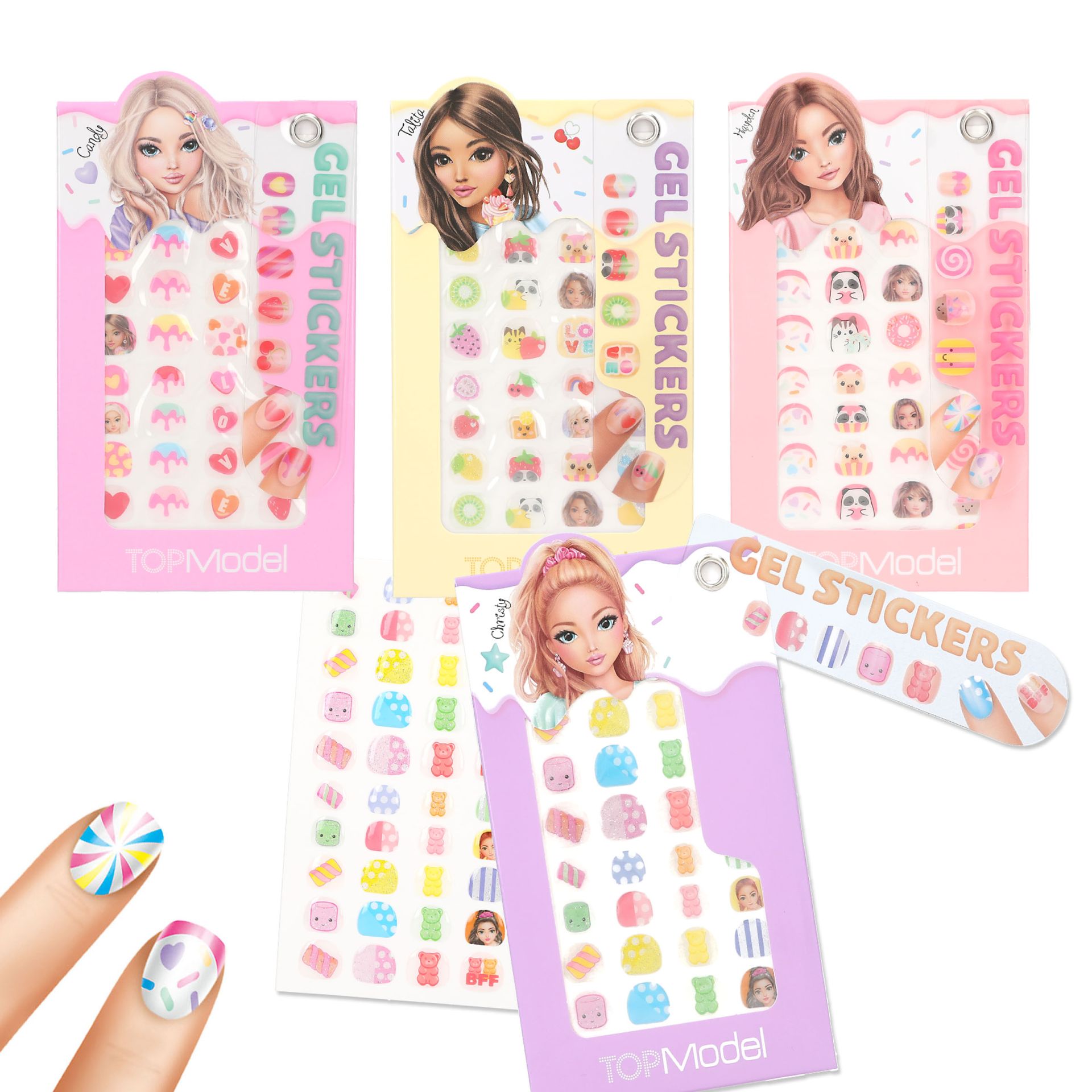TOPMODEL GEL NAGELSTICKERS CANDY GLAM - 8 10 20 30 40 50 60 70 80 90 100 105 - 0010539109