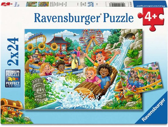 RAV PUZZEL AMUSEMENT PARK 2 X 24 STUKJES - 8 10 20 30 40 50 60 70 80 90 100 110 120 122 - 0010539414