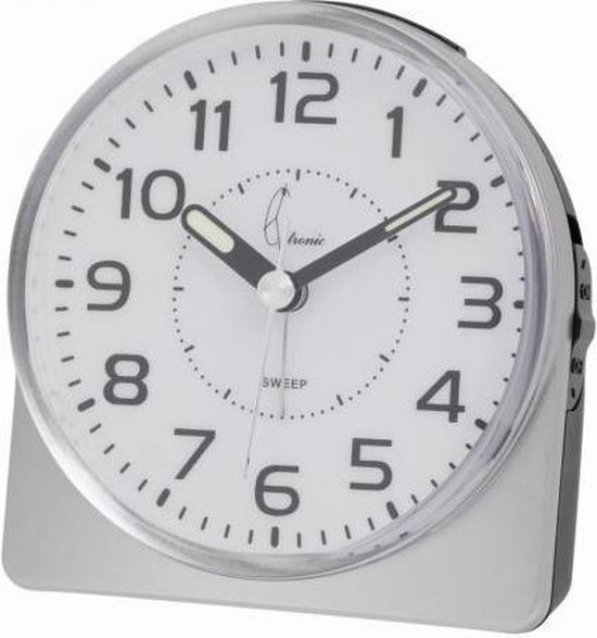 WEKKER ANALOOG STIL + LICHT DIV KLEUREN - 8 10 20 30 40 50 60 70 80 90 100 110 120 130 - 516598
