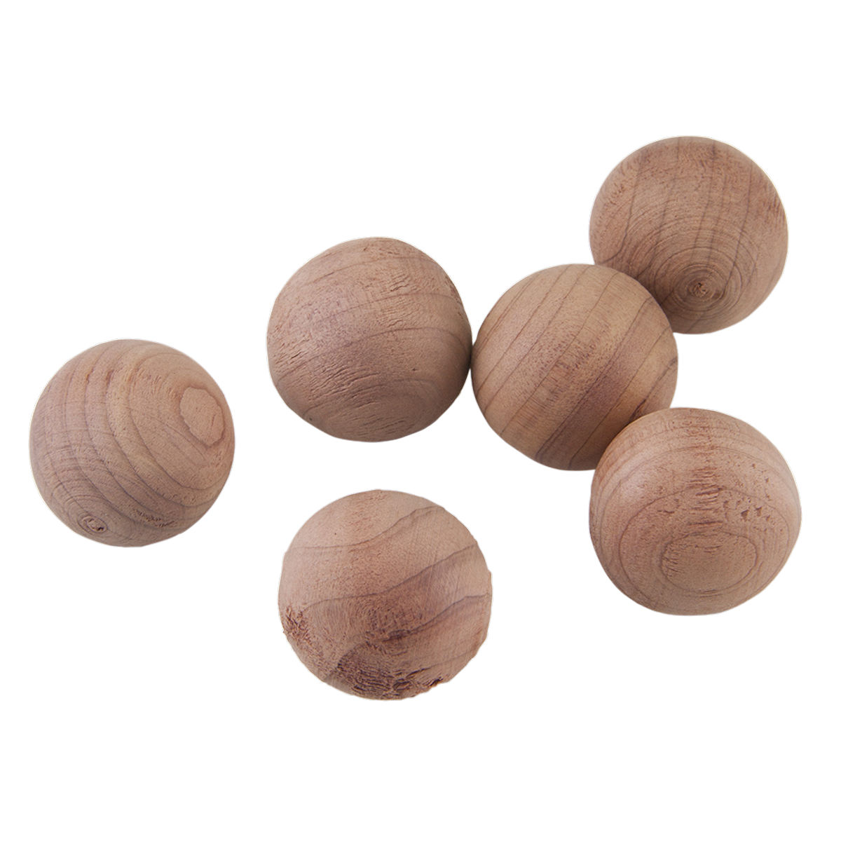 METALTEX MOTTENBALLEN HOUT 6 STUKS - 8002524184824 - 531461