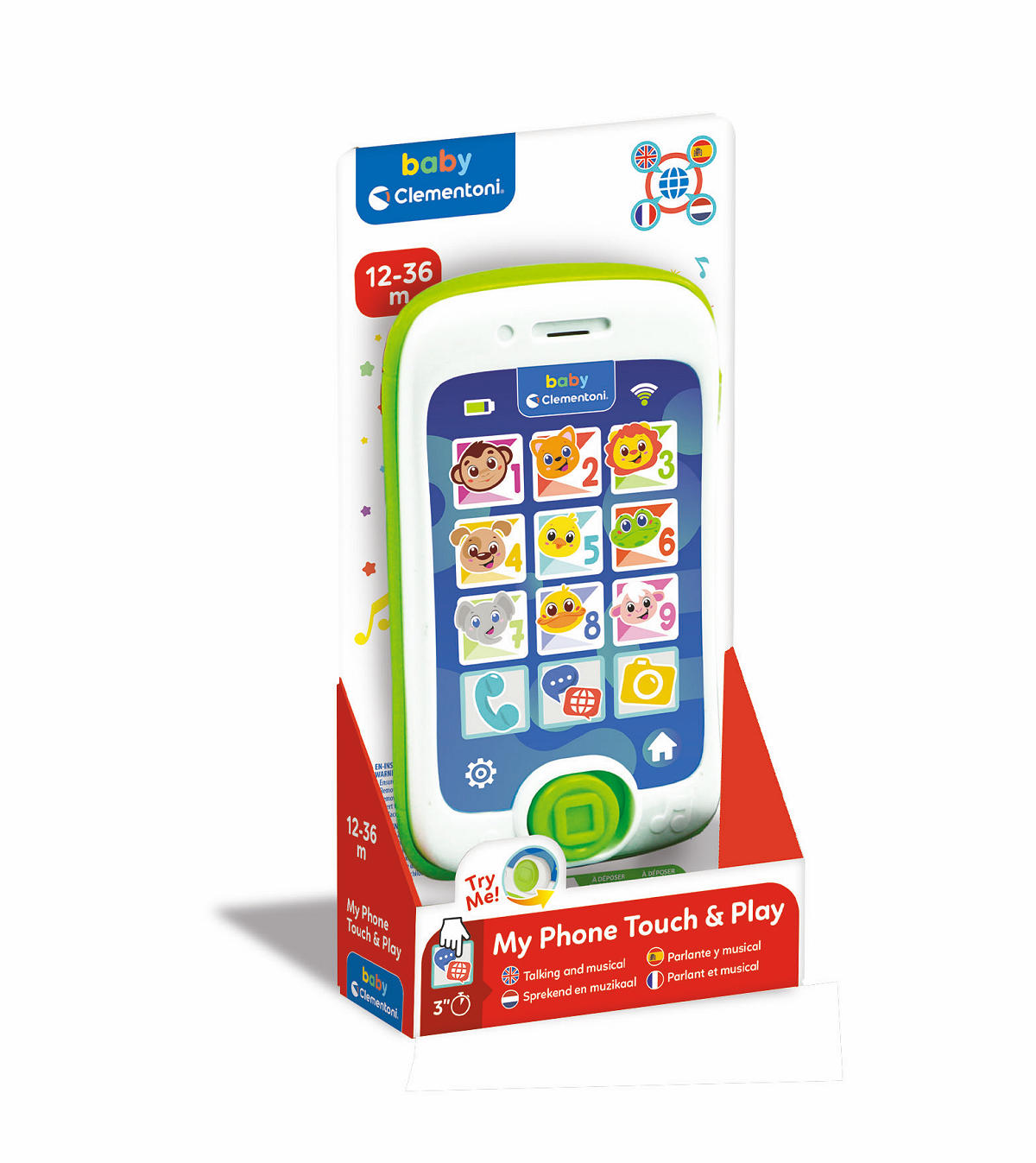 CLEMENTONI BABY SMARTPHONE TOUCH AND PLA - 8005125175307 - 0010545820