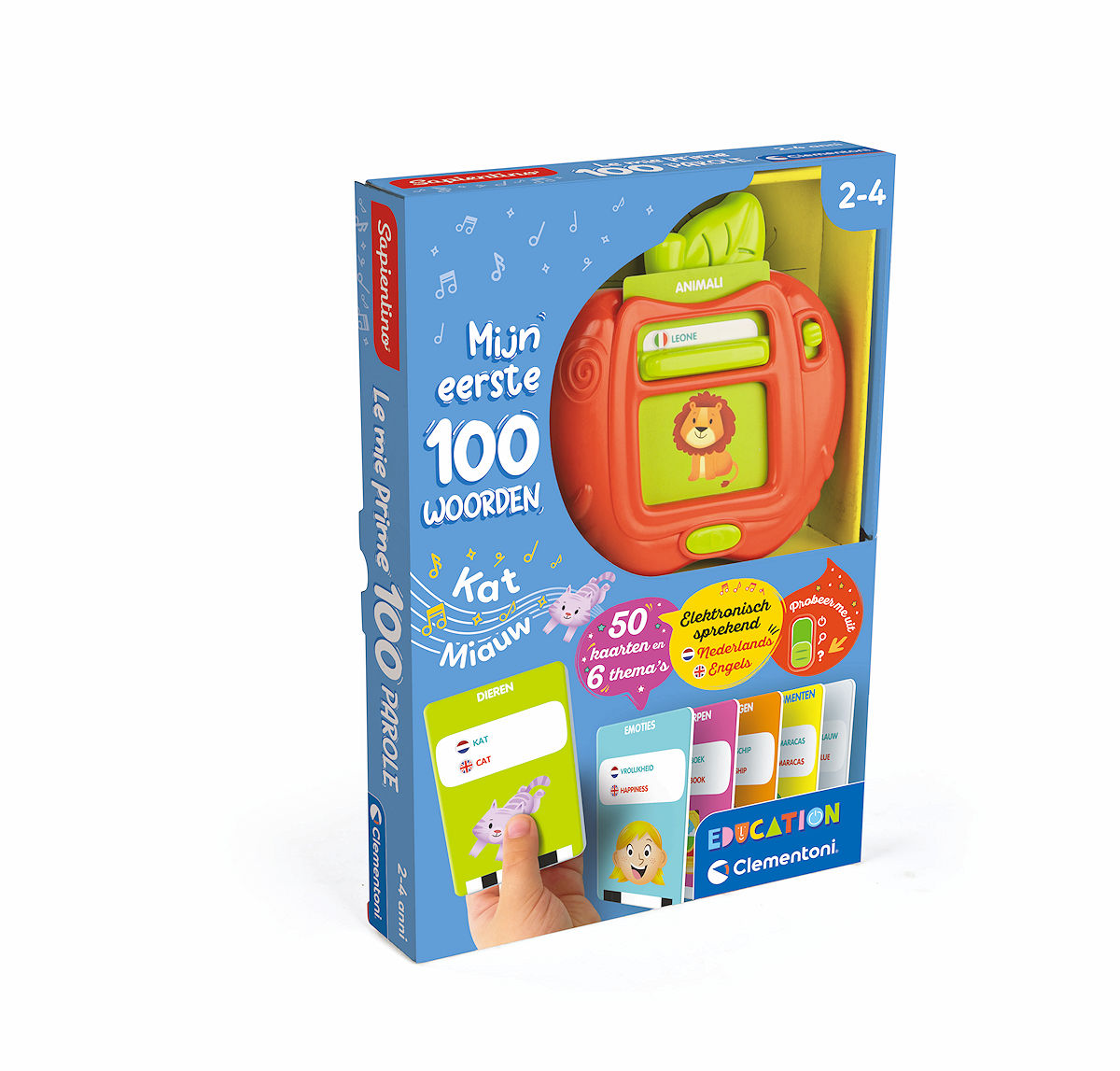 CLEMENTONI SPELEND LEREN 100 WOORDEN - 8005125562473 - 0010555444