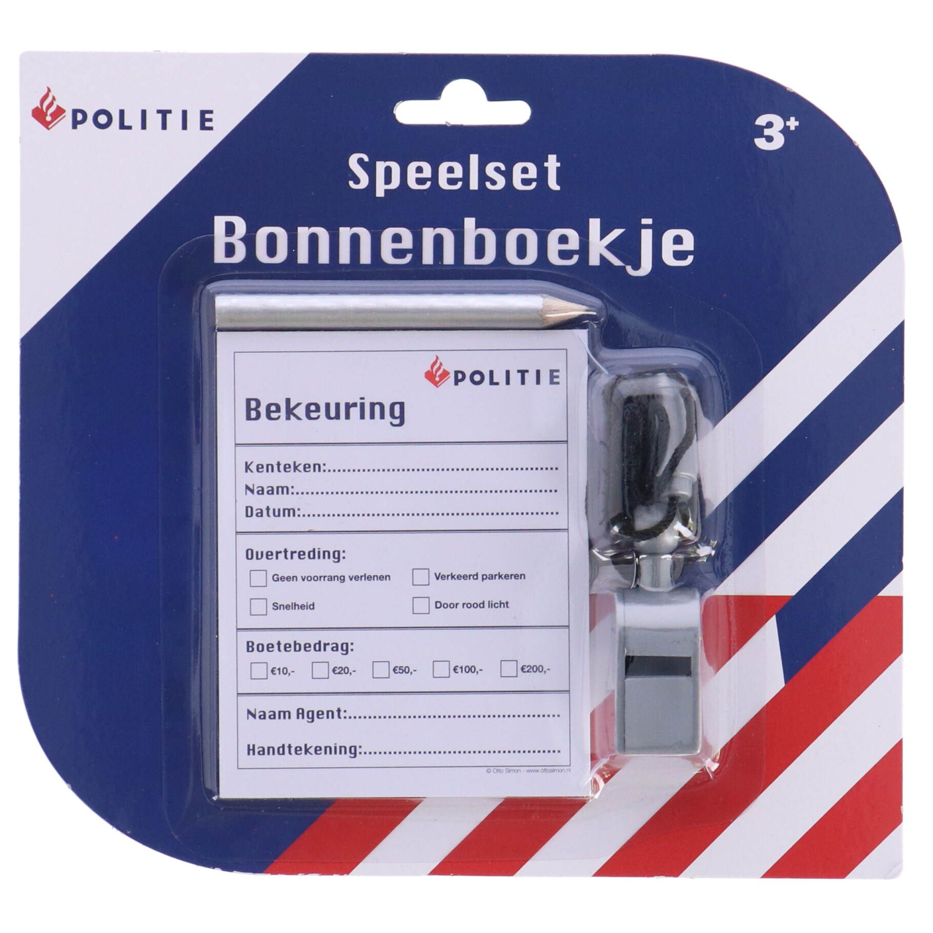 BONNENBOEKJE POLITIE + POTLOOD & FLUIT - 804 9922 - 248361