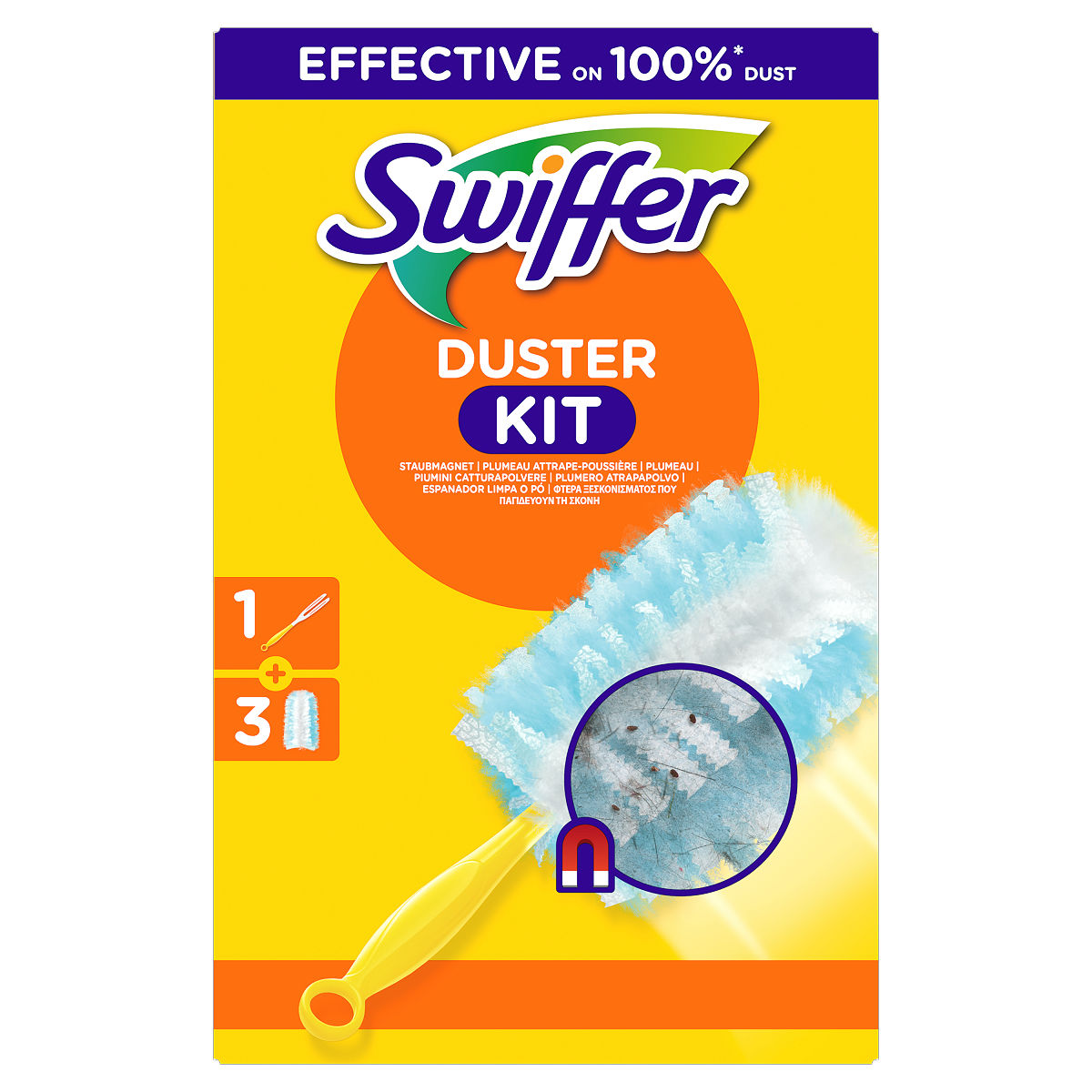 SWIFFER STARTKIT DUSTER 1 + 3 DUSTERS - 8700216676977 - 511136