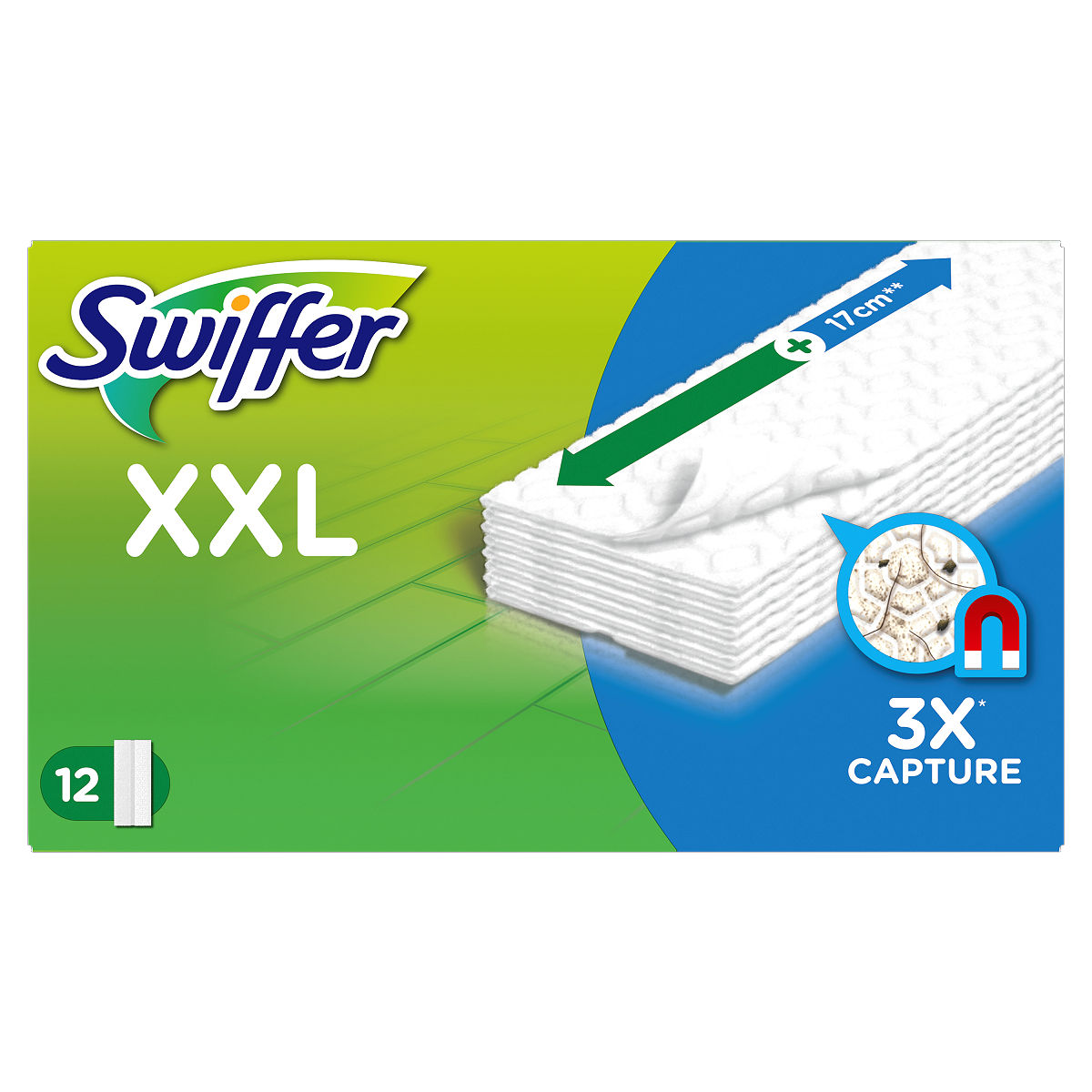 SWIFFER VLOERDOEKJES MAXI 12 ST NAVULING - 8700216753524 - 0010537988