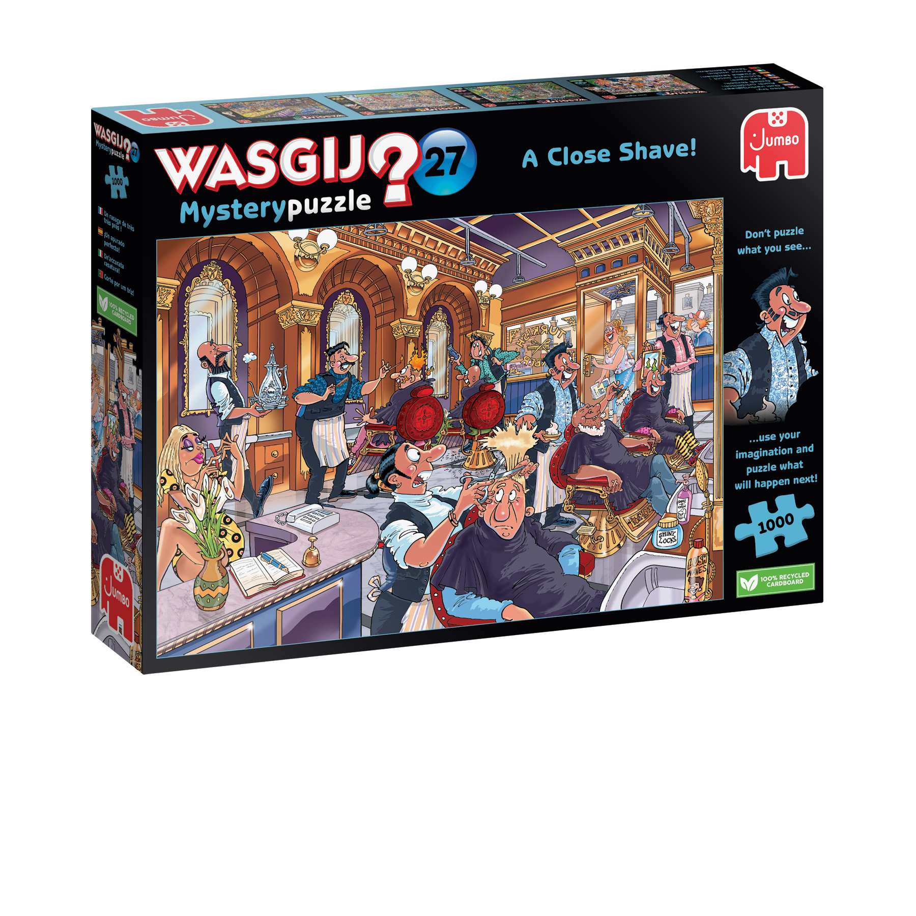 PUZZEL WASGIJ VLAM IN DE PAN MISTERY 27 - 8710126003596 - 535505