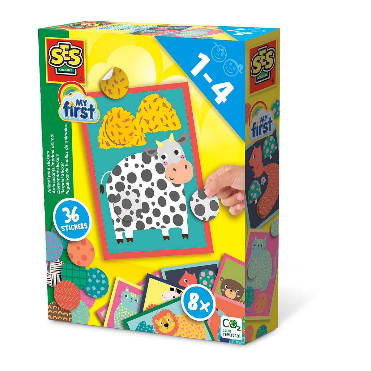 SES MY FIRST - DIERENPRINT STICKERS - 8710341144852 - 527492