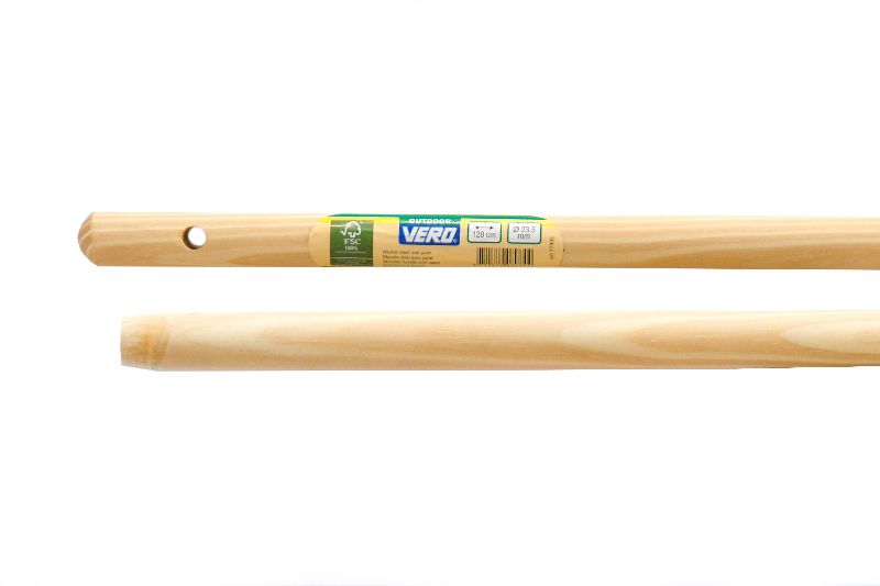 VERO BEZEMSTEEL HOUT 120CM - 8710374080844 - 009569