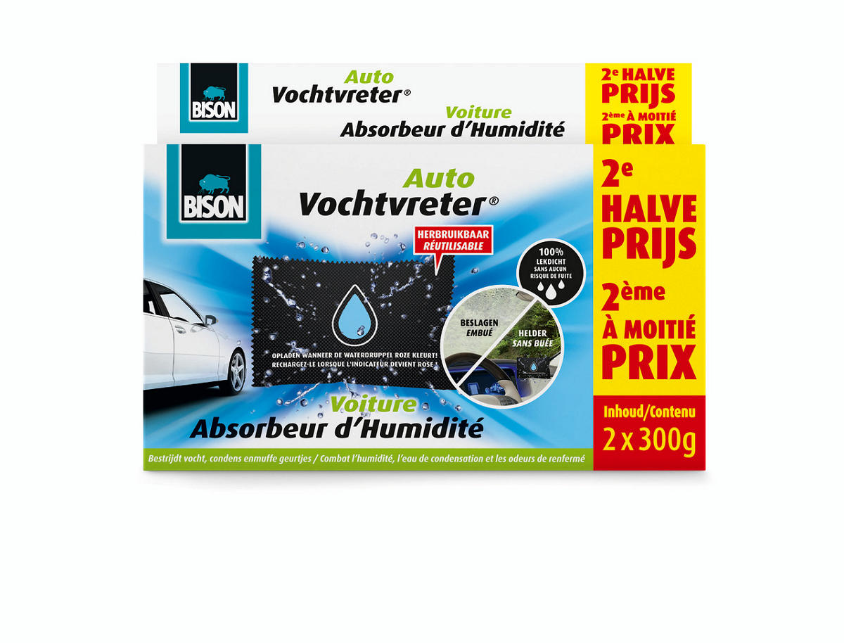 BISON VOCHTVRETER VOOR AUTO 2 X 300 GR - 8710439291864 - 533267