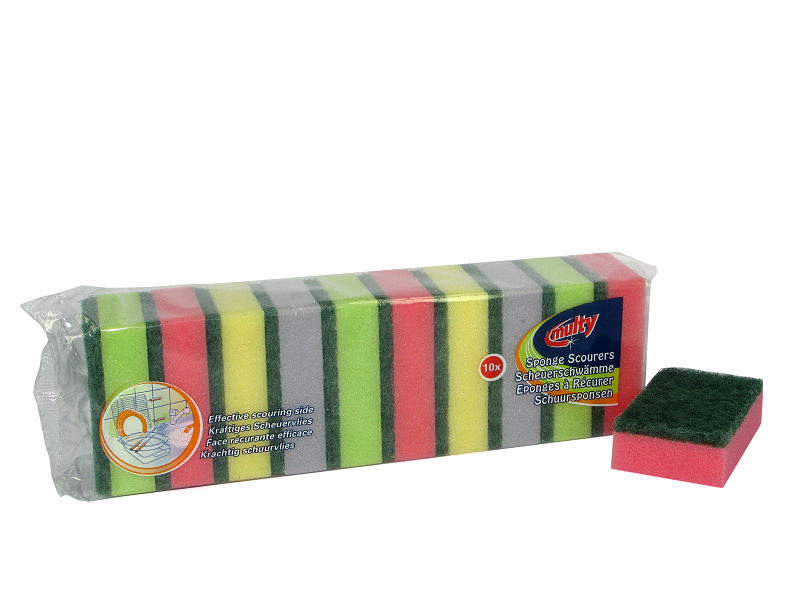 MULTY SCHUURSPONS 10 STUKS - 8710648018108 - 020388