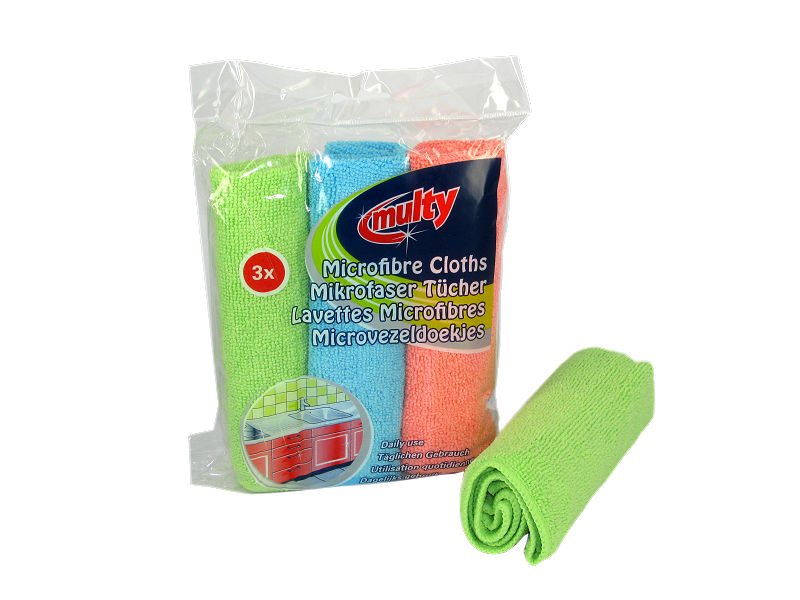 MULTY MICROVEZELDOEKEN 35X35 3 STUKS - 8710648920395 - 515829