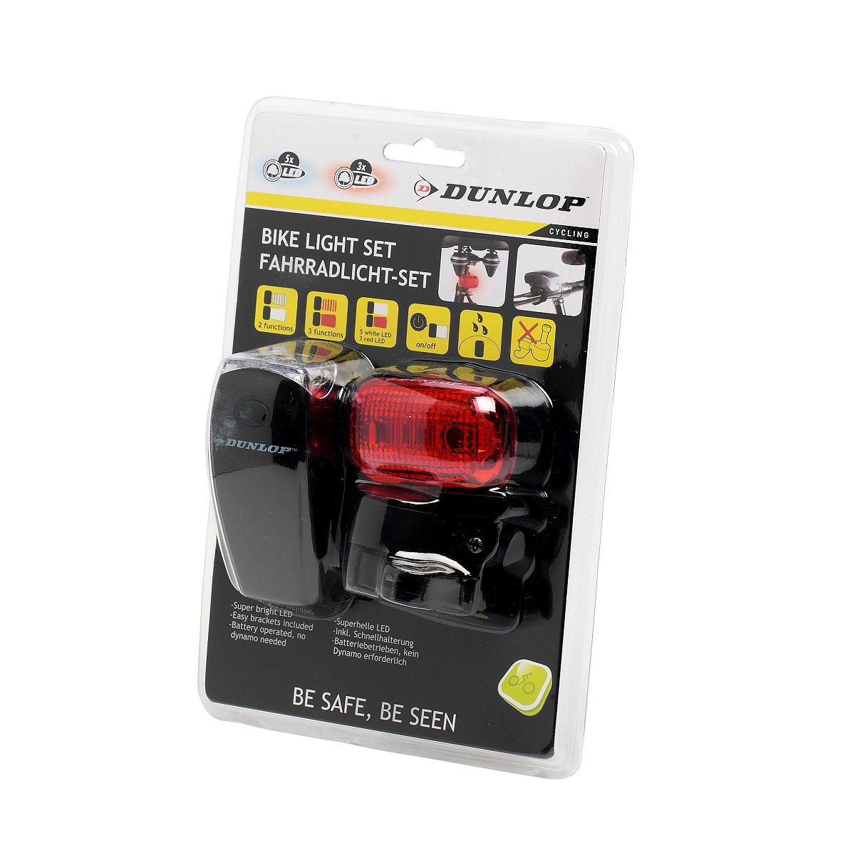 DUNLOP FIETSLAMPSET 2 DELIG - 8711252416793 - 526222